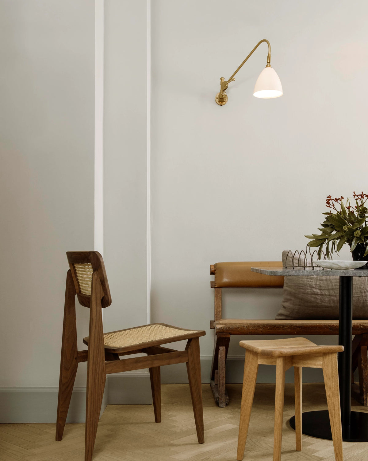 BL6 Wall Lamp by GUBI shown in an interior setting, view 4