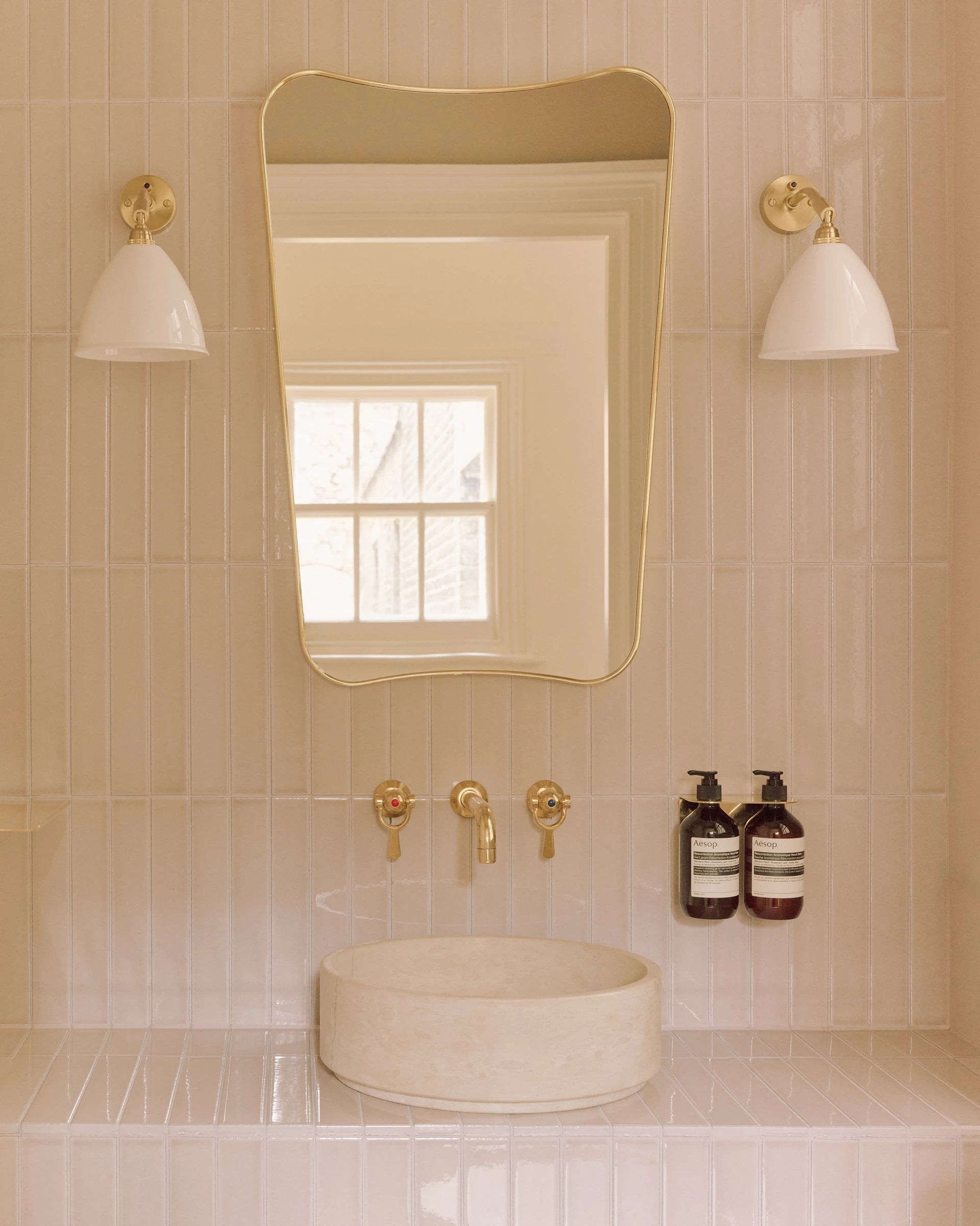 BL7 Wall Lamp by GUBI shown in an interior setting, view 3