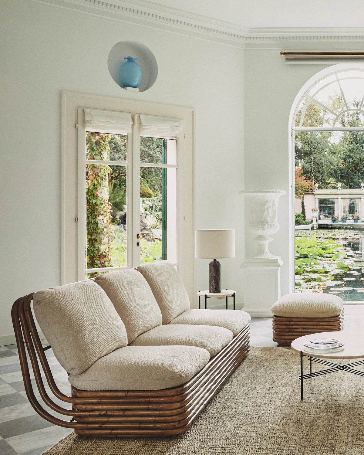 Bohemian 72 Sofa by GUBI shown in an interior setting, view 3