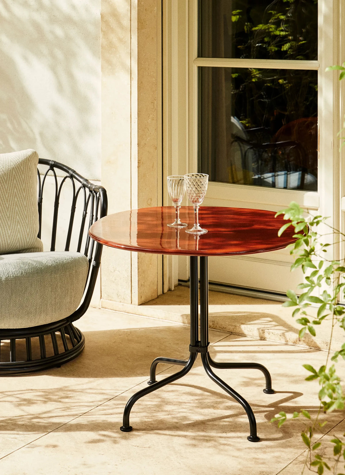 Carmel Bistro Dining Table by GUBI shown in an interior setting, view 3