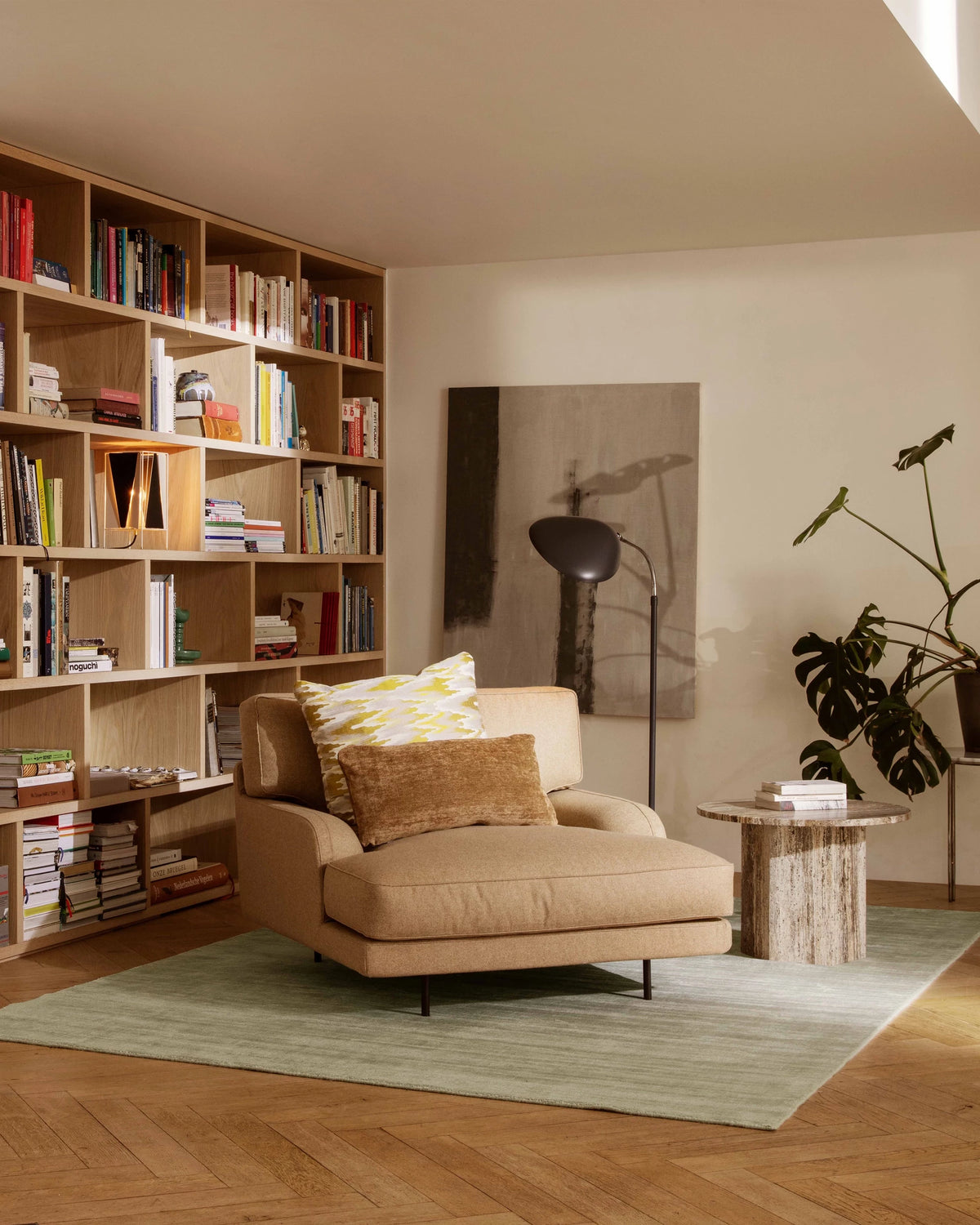Cobra Floor Lamp by GUBI shown in an interior setting, view 2