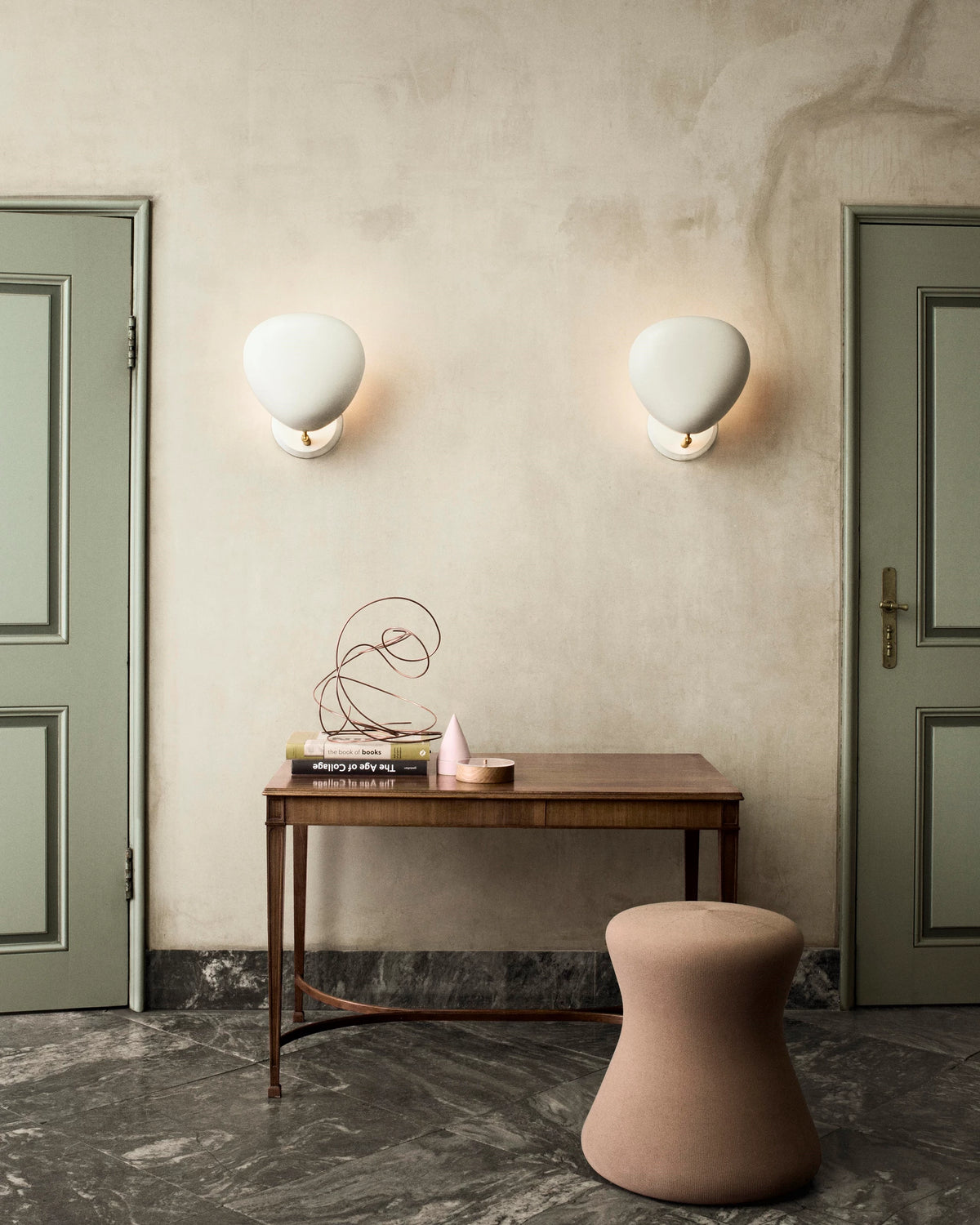 Cobra Wall Lamp by GUBI shown in an interior setting, view 4