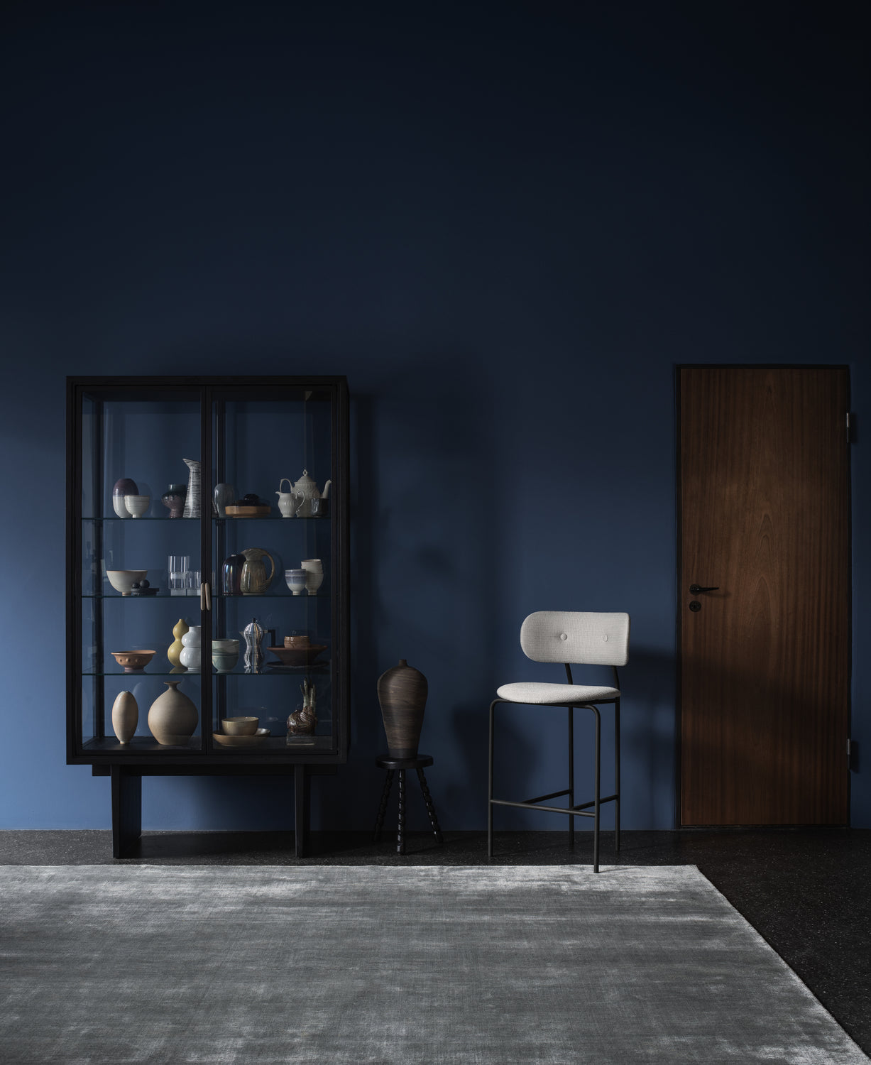 Coco Counter Chair by GUBI shown in an interior setting