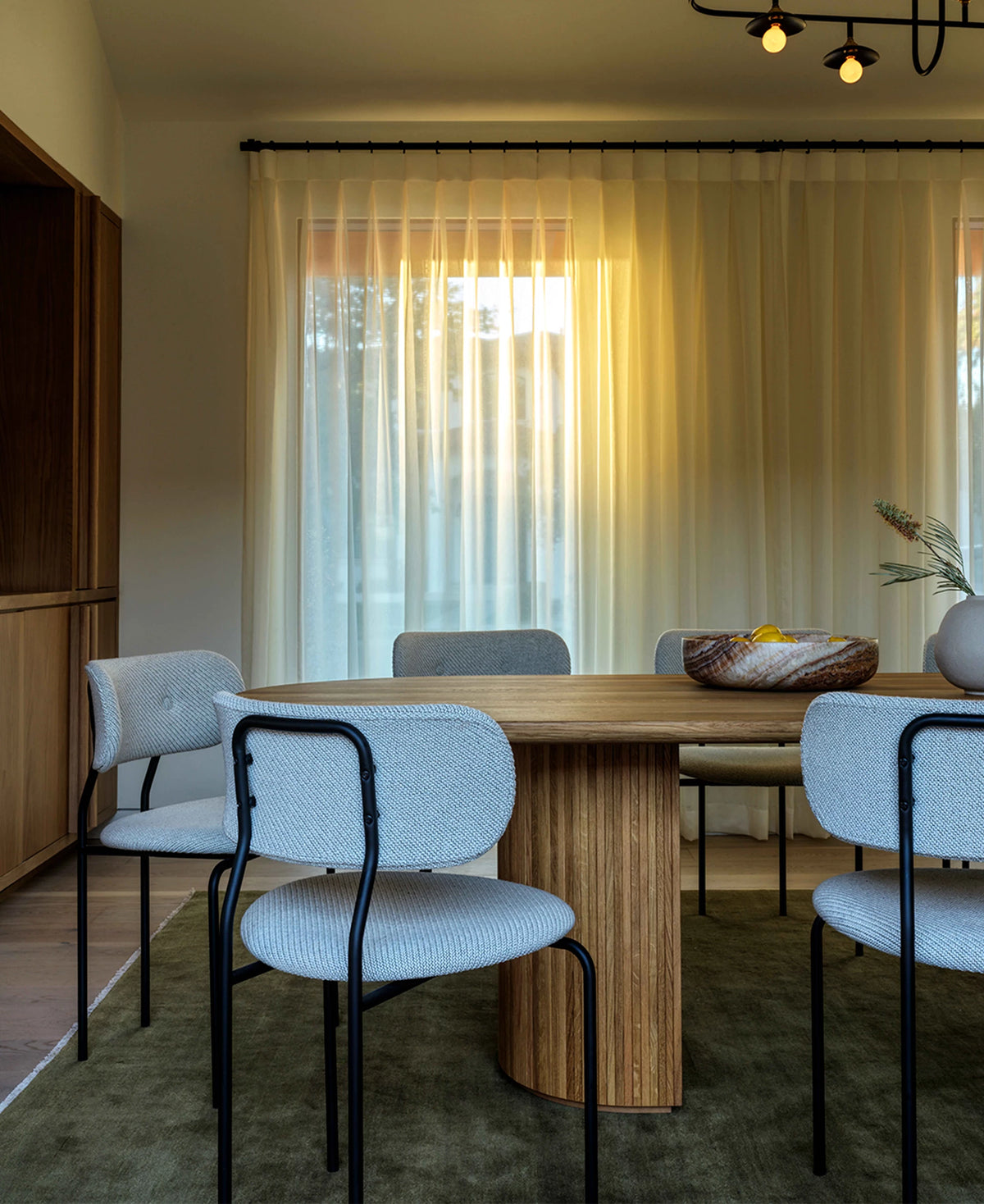 Coco Dining Chair by GUBI shown in an interior setting, view 3