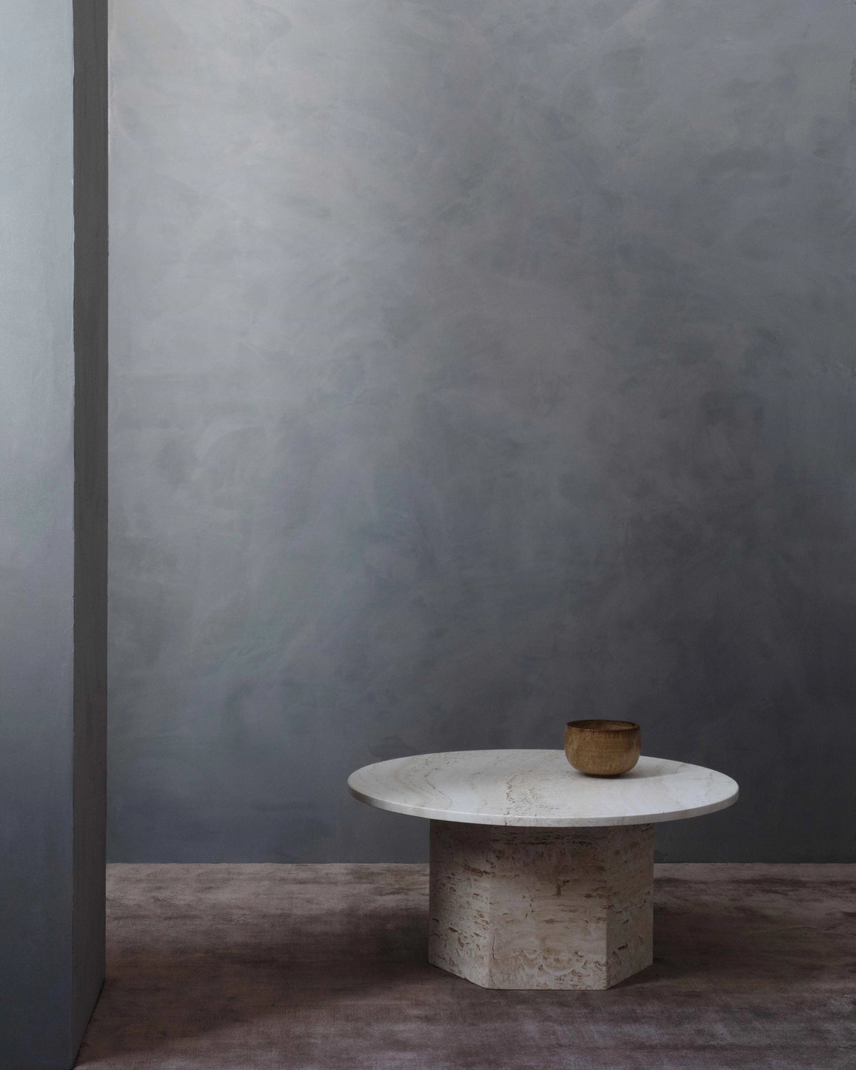 Epic Dining Table, Round by GUBI shown in an interior setting, view 6