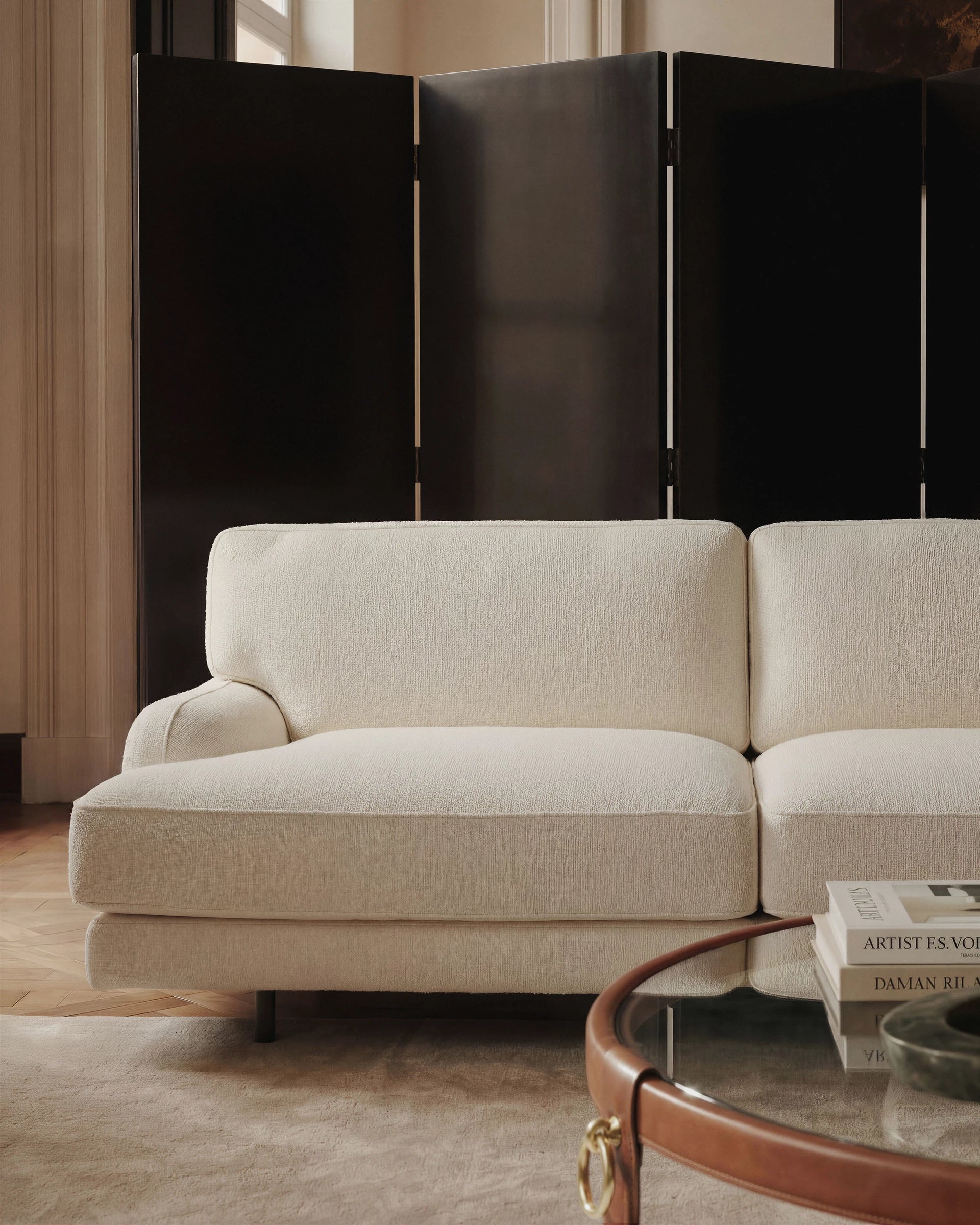 Flaneur Lounge Chair by GUBI shown in an interior setting, view 4