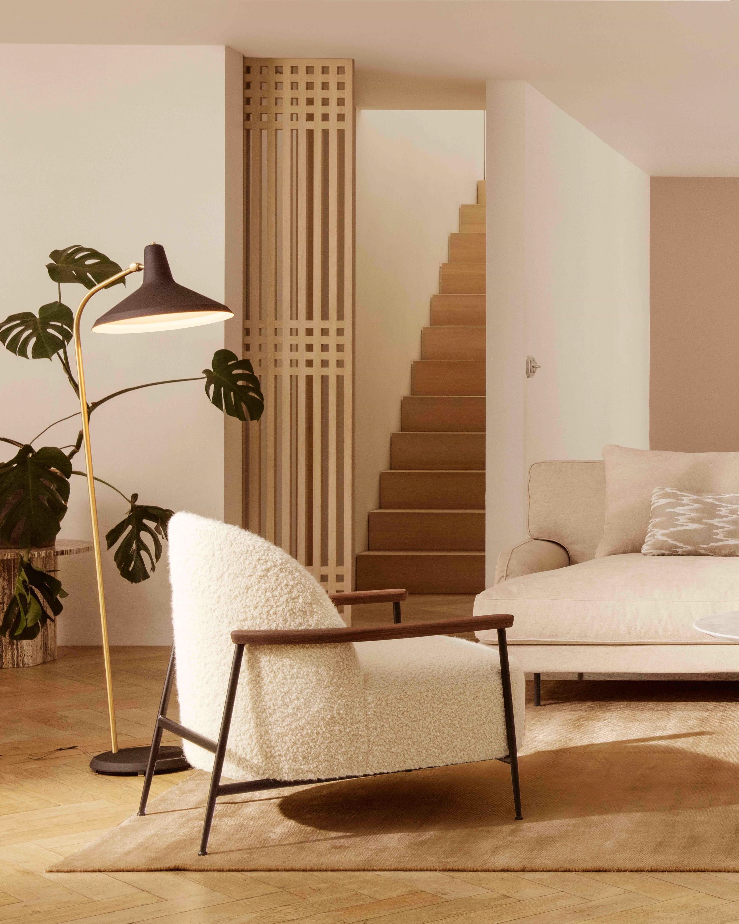 G-10 Floor Lamp by GUBI shown in an interior setting, view 2
