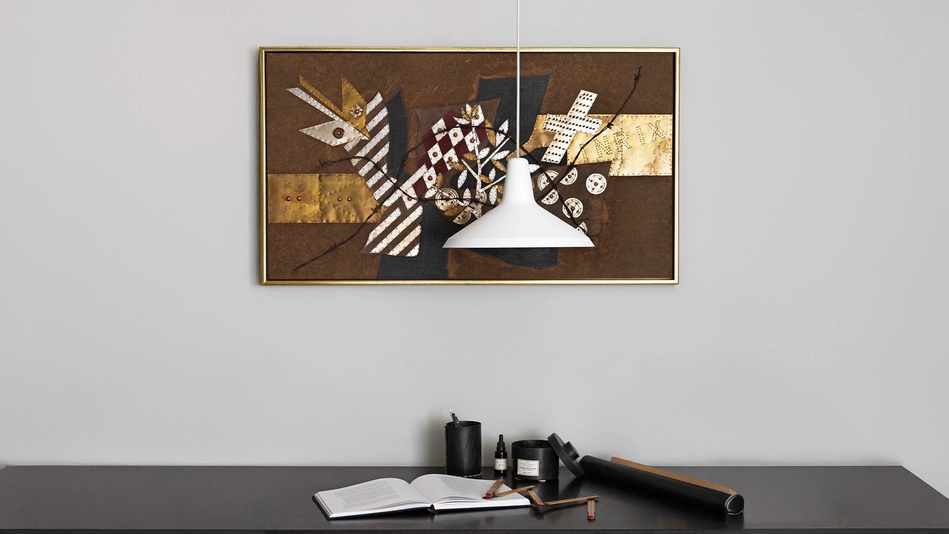 G-10 Pendant by GUBI shown in an interior setting, view 1