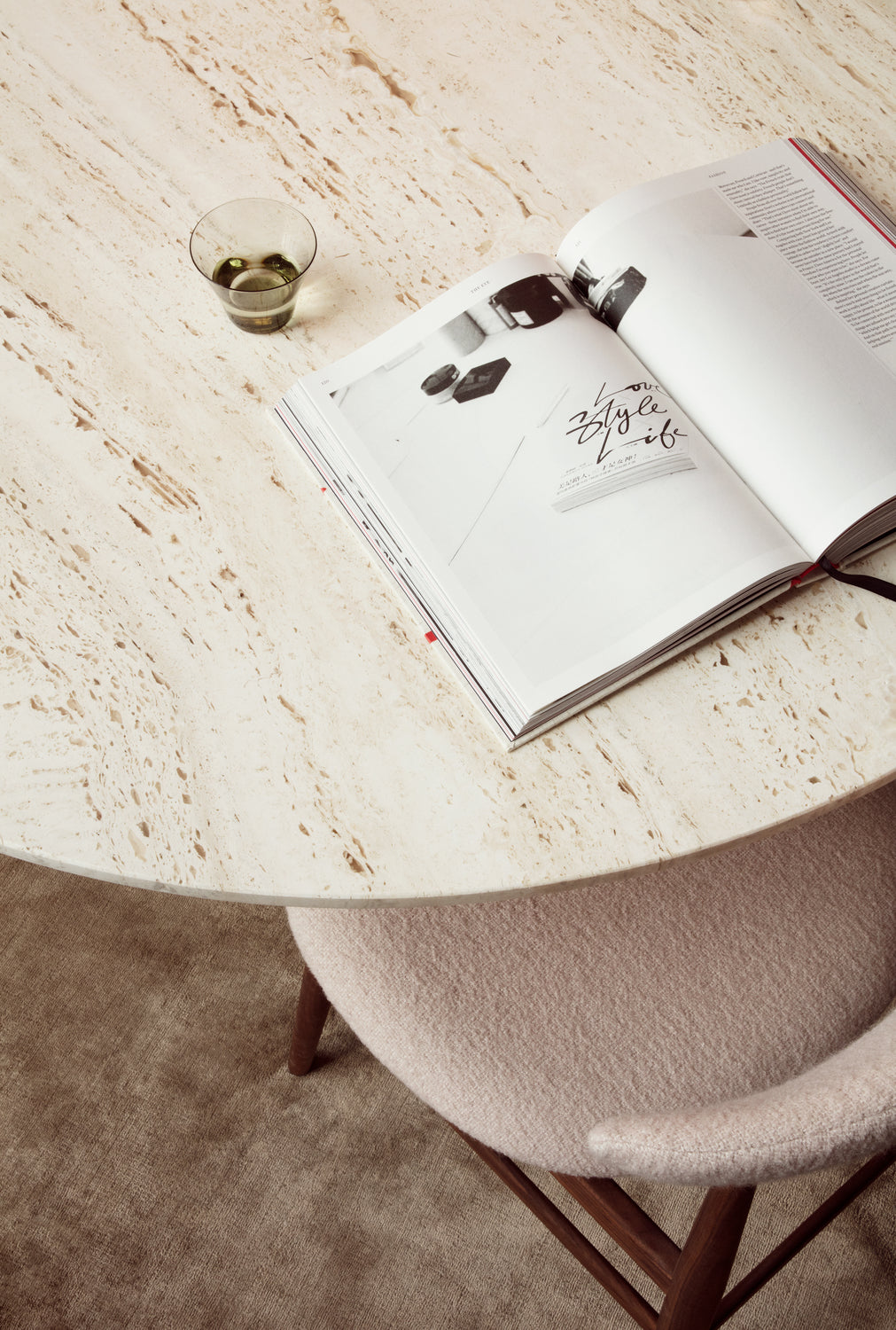 Gent Dining Chair by GUBI shown in an interior setting