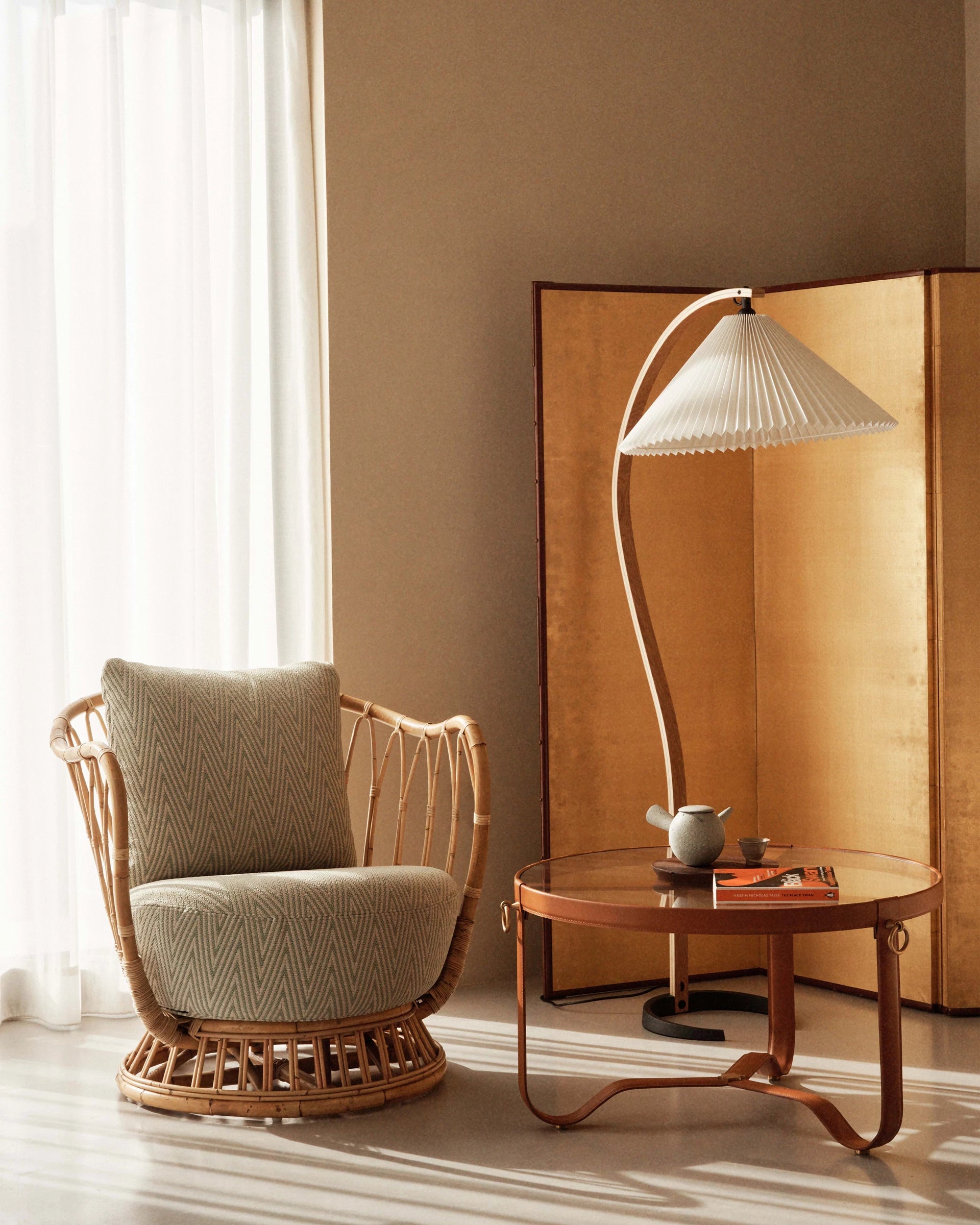 Grace Lounge Chair by GUBI shown in an interior setting, view 4