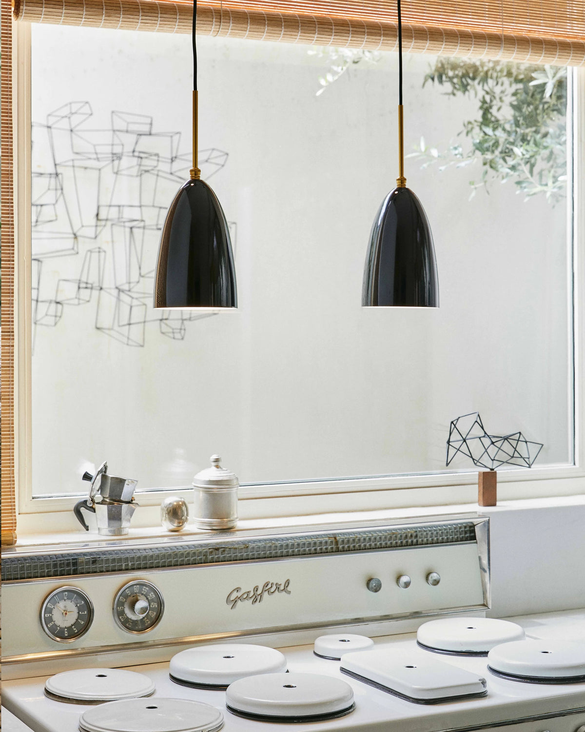 Gräshoppa Pendant by GUBI shown in an interior setting, view 3