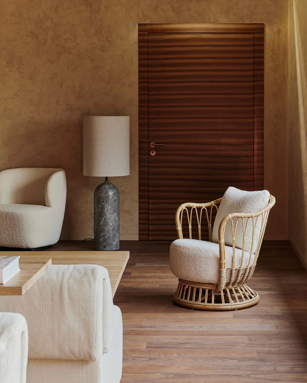 Gravity XL Floor Lamp by GUBI shown in an interior setting, view 3