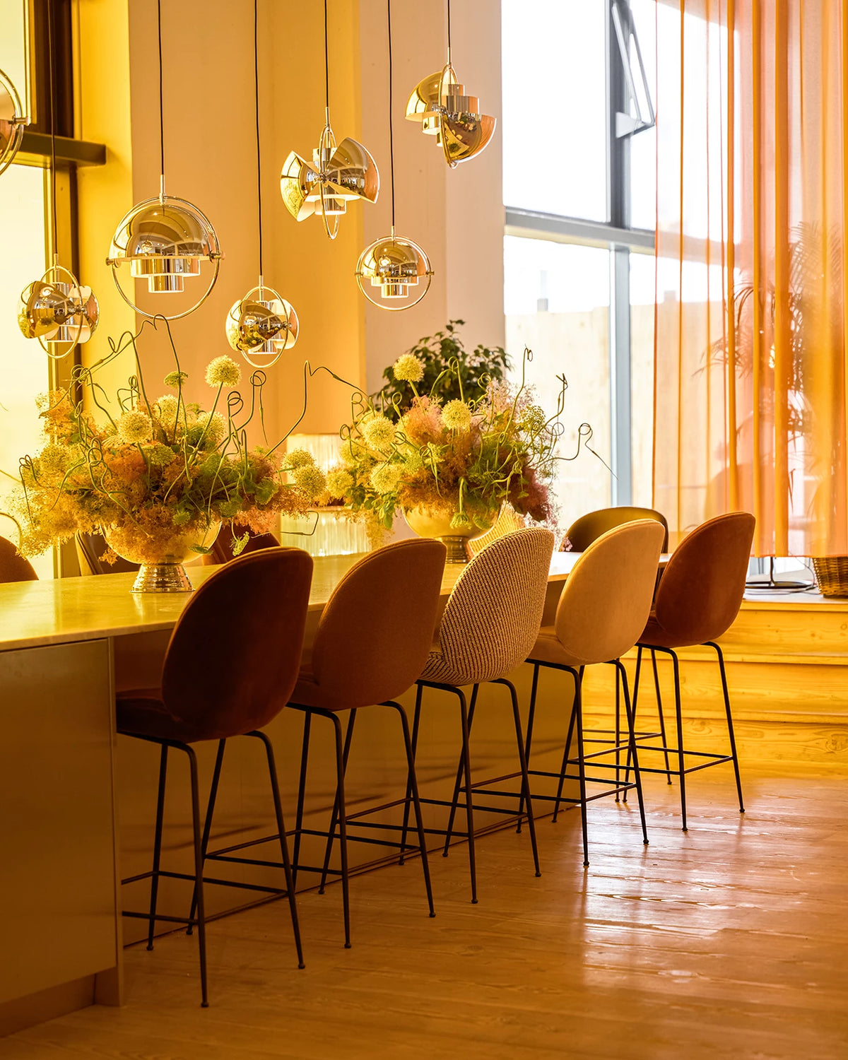 Gravity XL Floor Lamp by GUBI shown in an interior setting, view 4