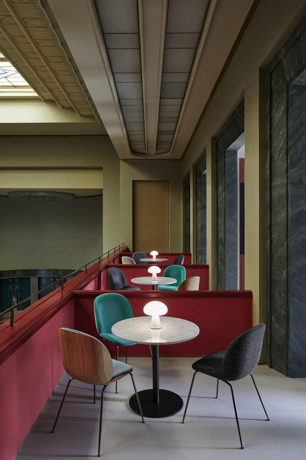 GUBI 1.0 Dining Table by GUBI shown in an interior setting