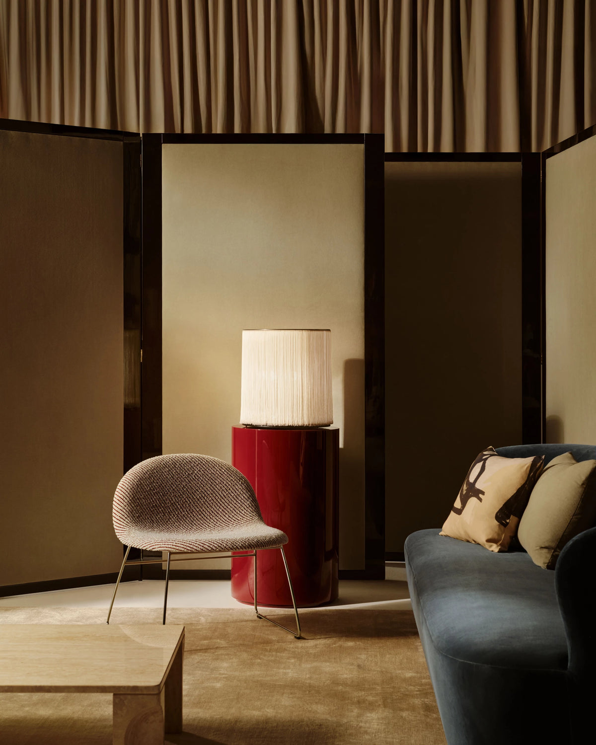 GUBI 3D Bar Chair by GUBI shown in an interior setting, view 3