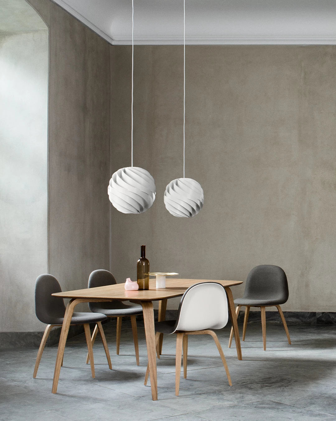 GUBI Dining Table by GUBI shown in an interior setting, view 2