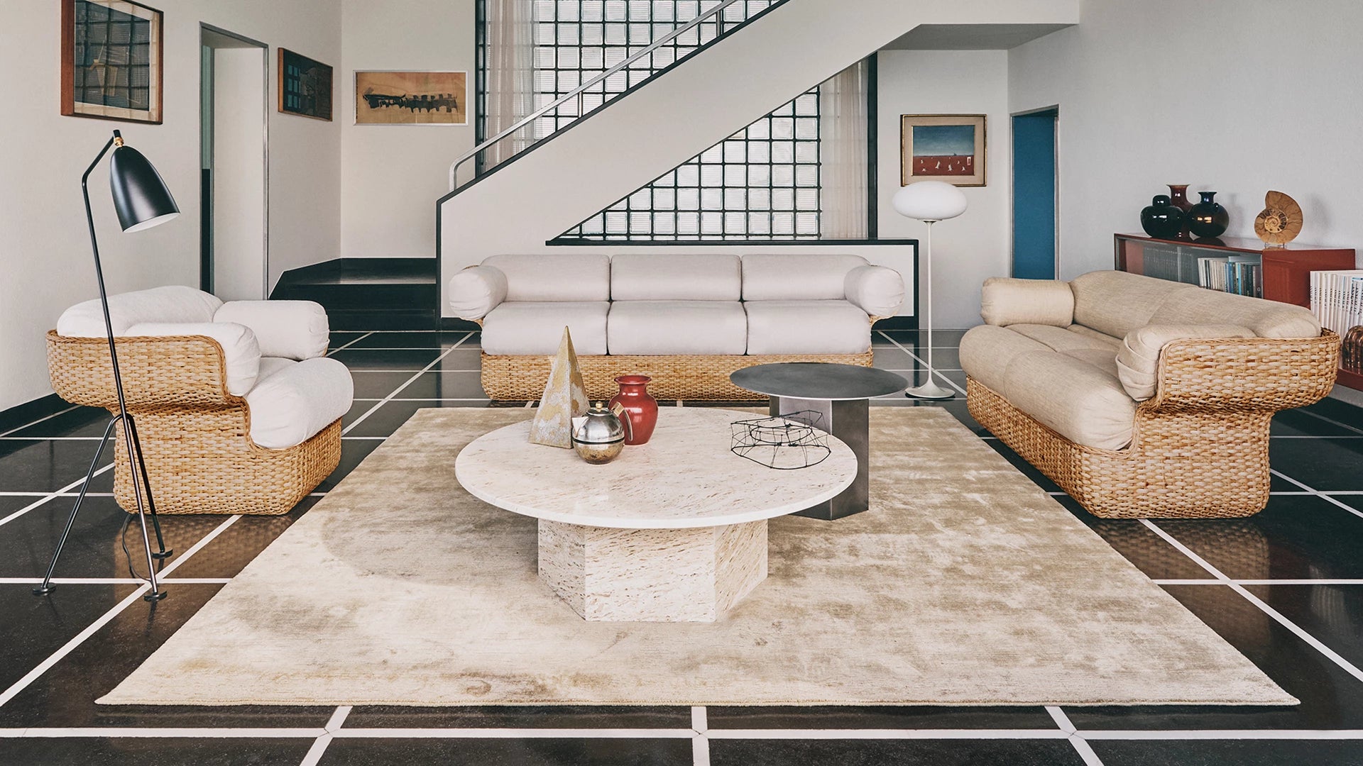 GUBI Rug by GUBI shown in an interior setting, view 1