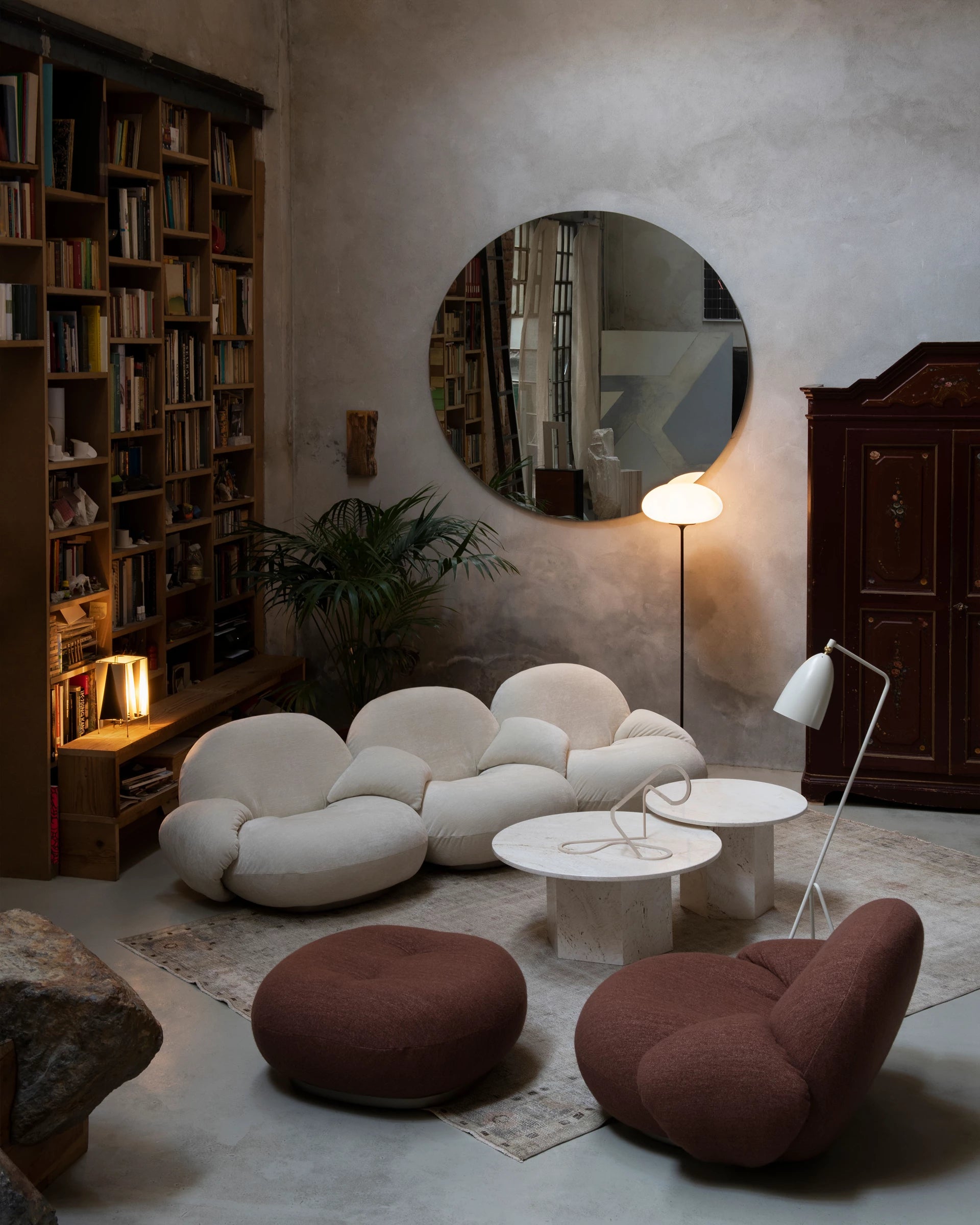 GUBI Wall Mirror by GUBI shown in an interior setting, view 2