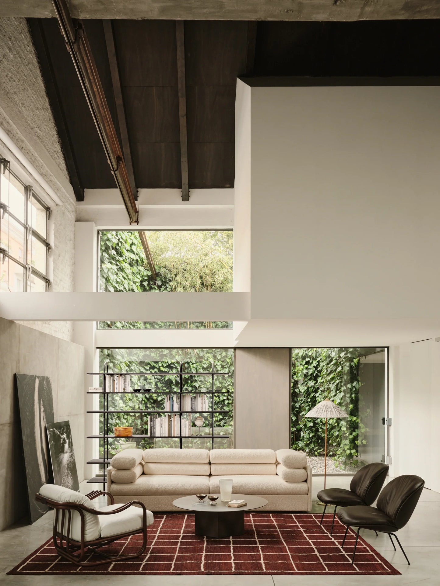 GUBI 9602 Special Edition floor lamp styled in a contemporary room