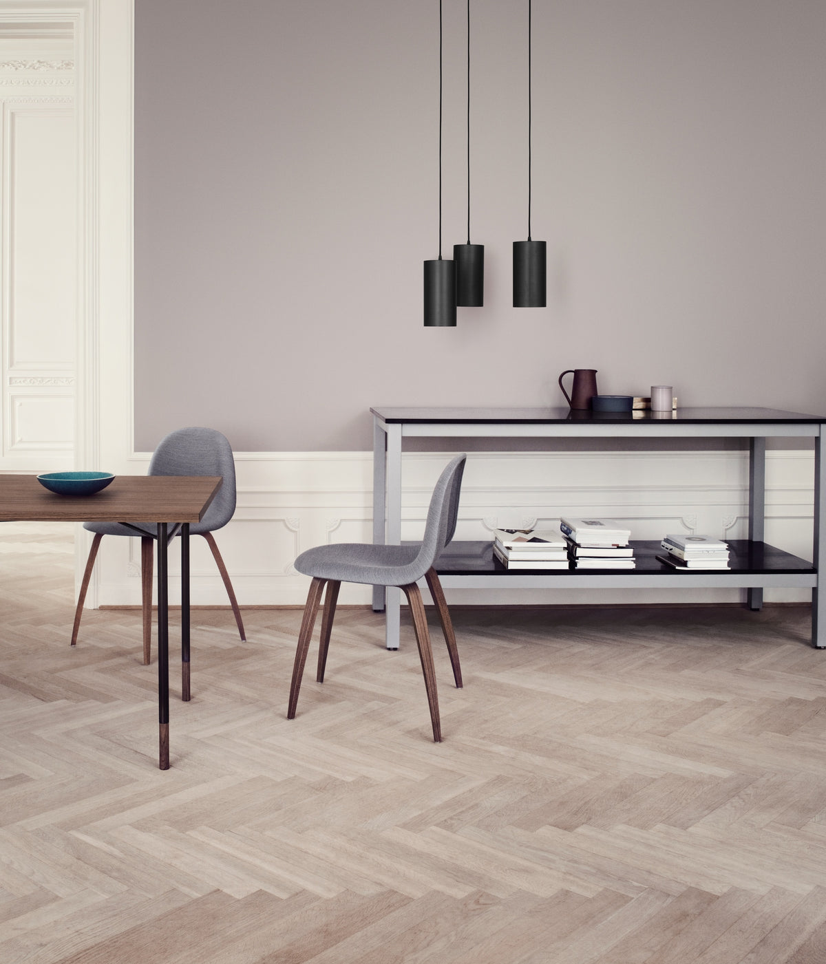 H2O Pendant by GUBI shown in an interior setting