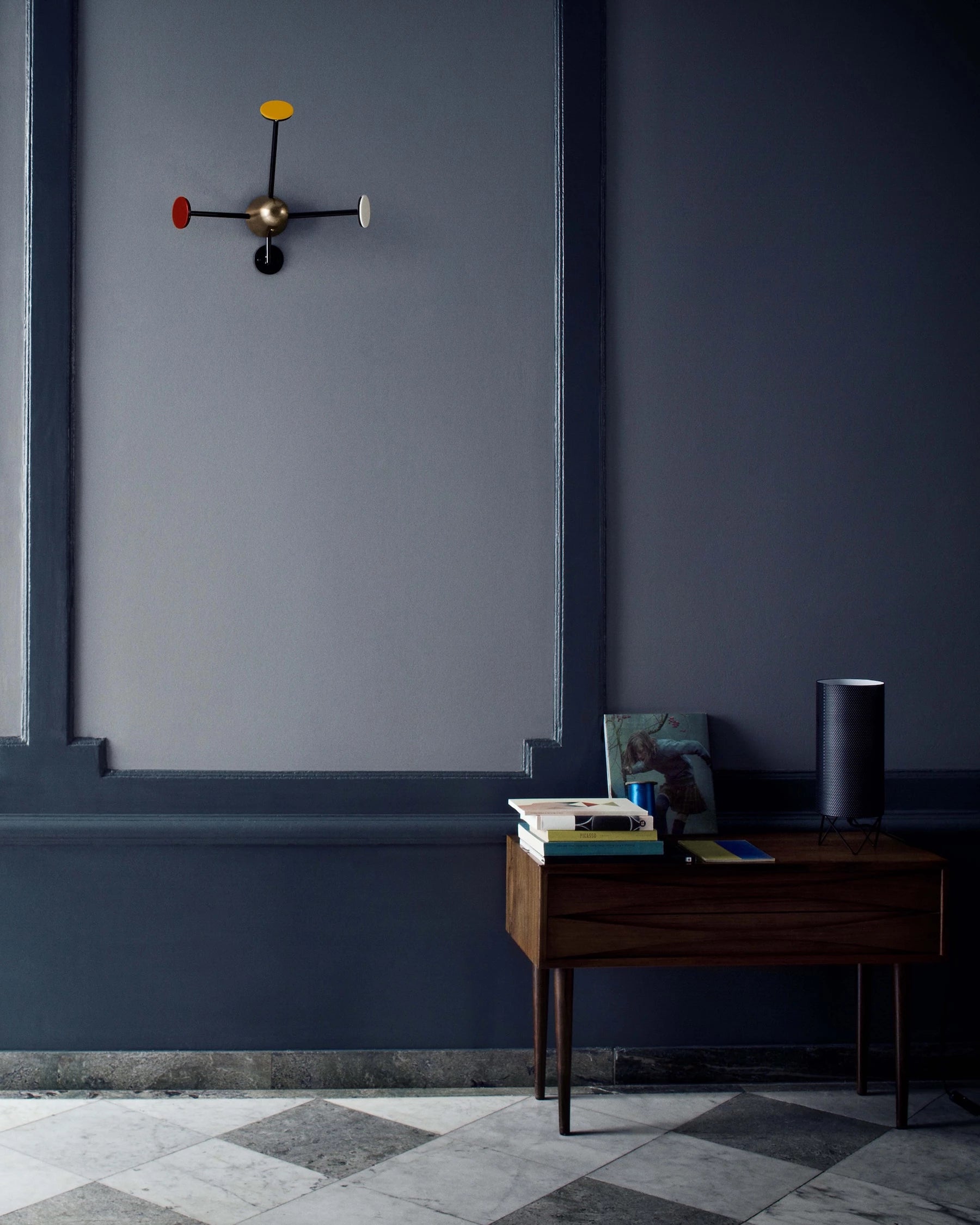 H2O Table Lamp by GUBI shown in an interior setting, view 2