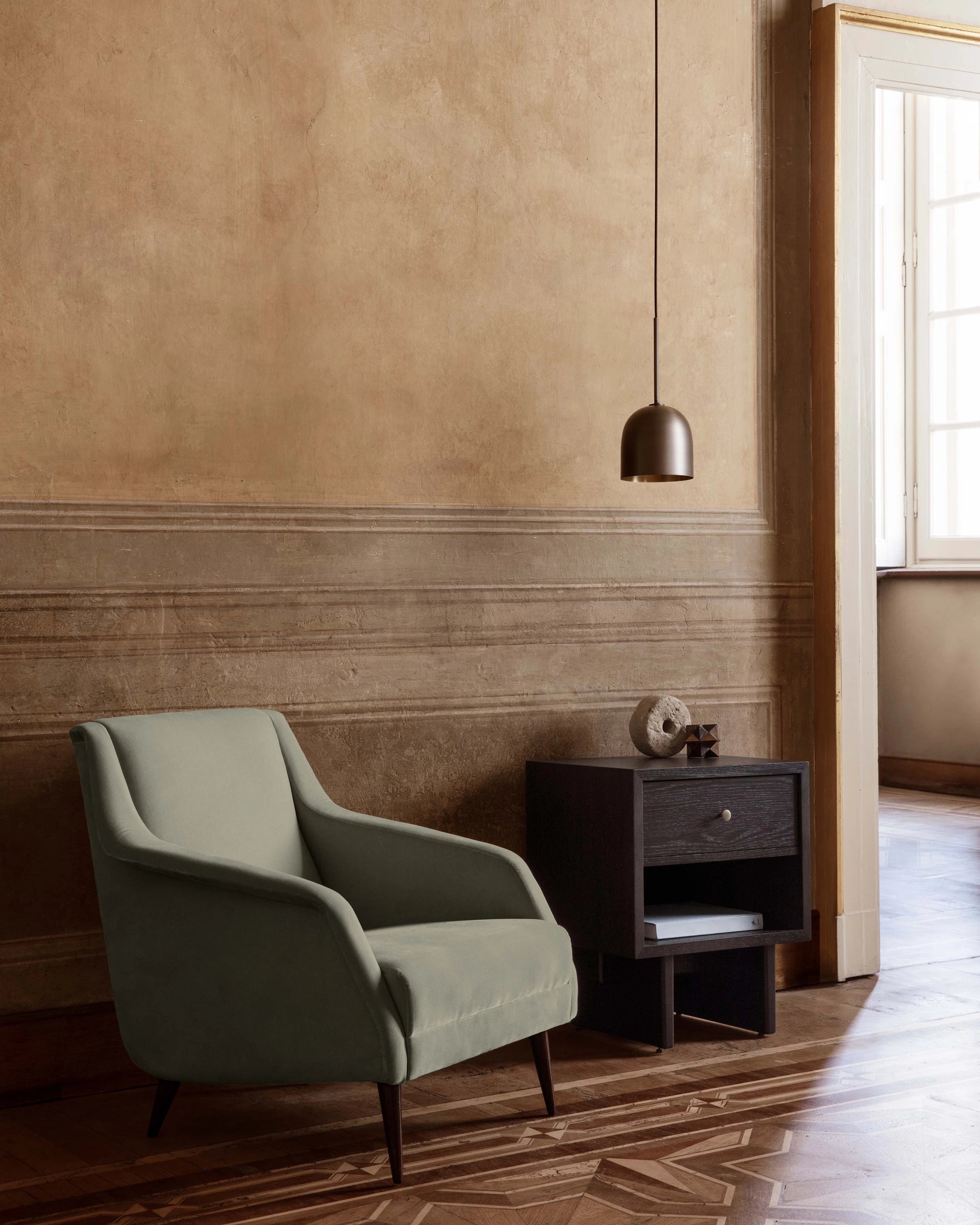 Howard Pendant by GUBI shown in an interior setting, view 2