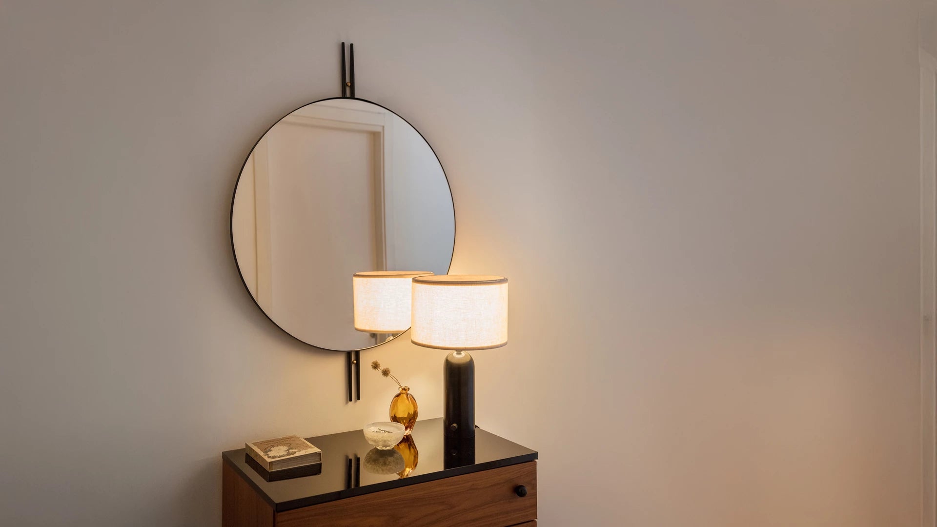 IOI Wall Mirror by GUBI shown in an interior setting, view 1