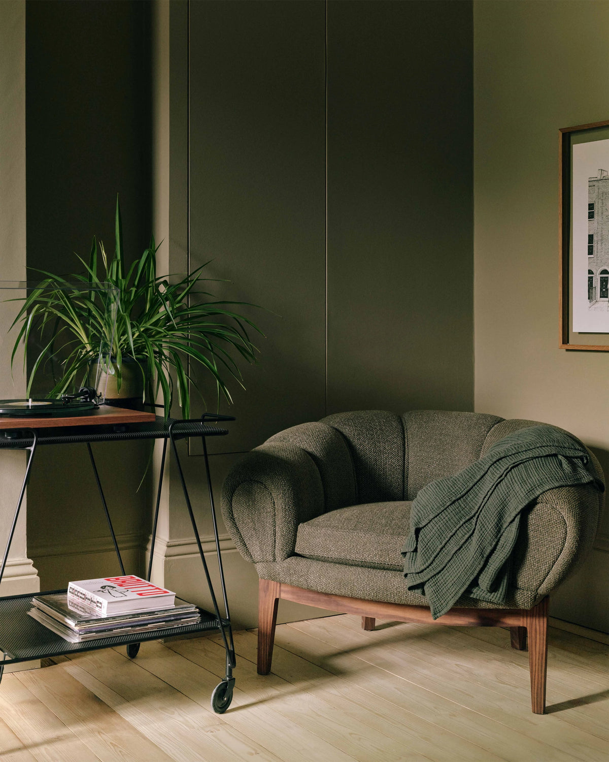 Matégot Trolley by GUBI shown in an interior setting, view 4