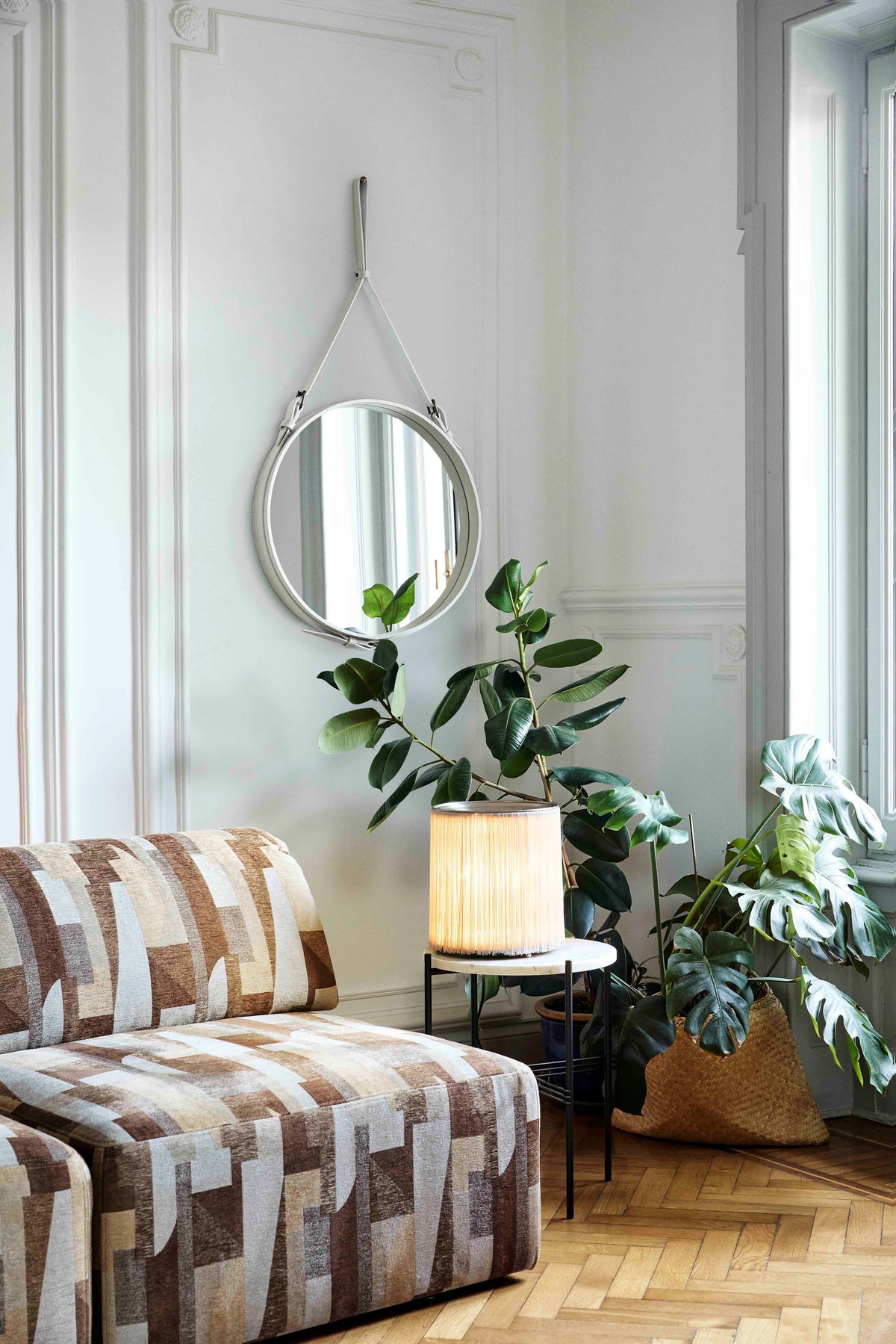 Model 597 Table Lamp by GUBI shown in an interior setting, view 2
