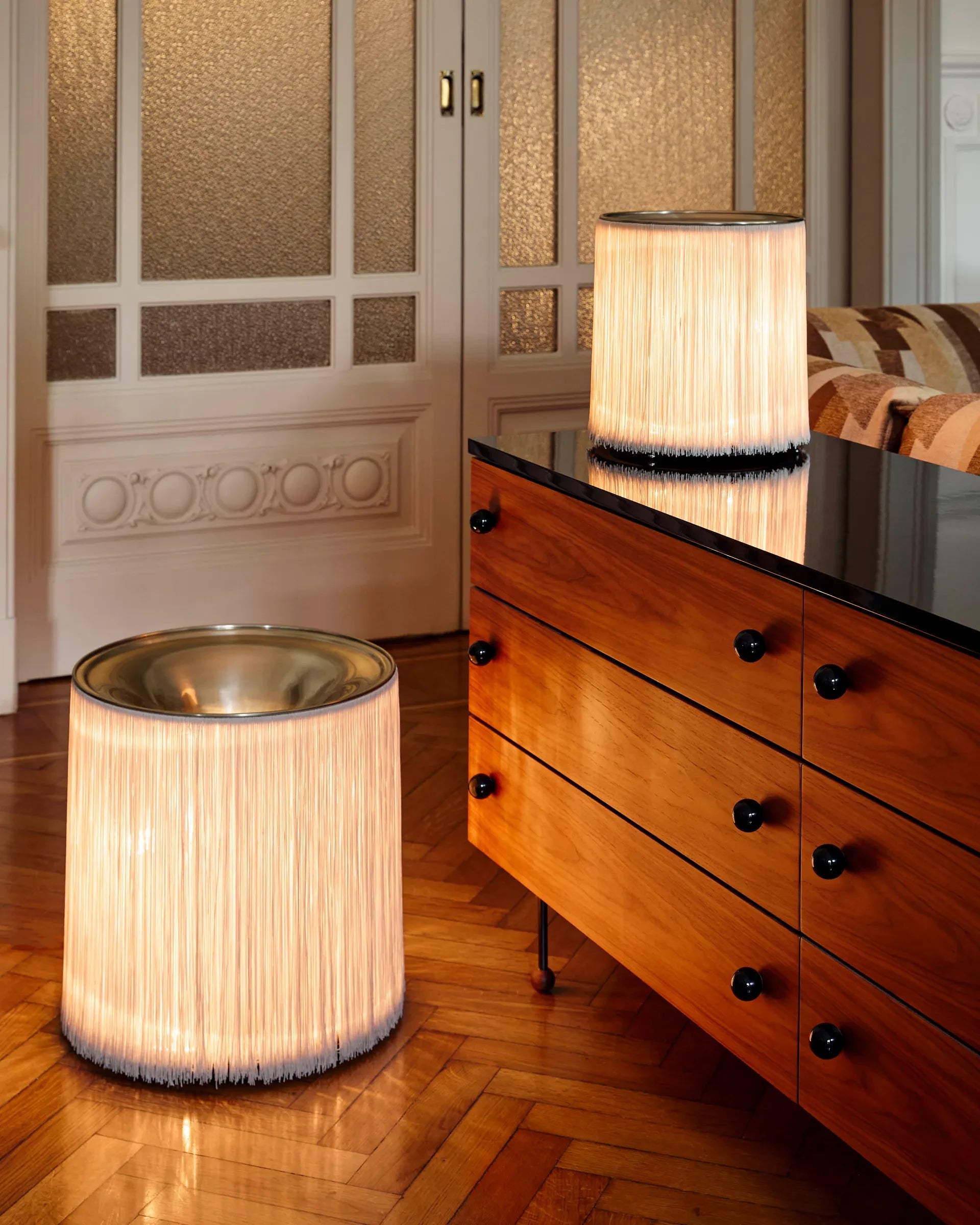 Model 597 Table Lamp by GUBI shown in an interior setting, view 4