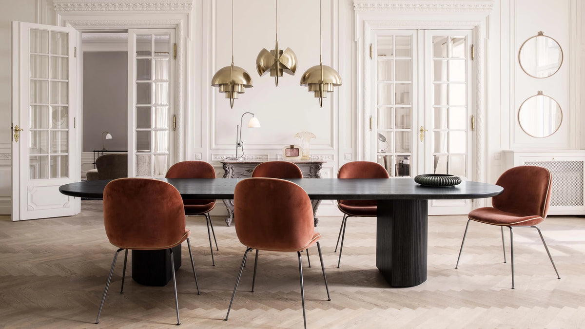 Moon Bar Table by GUBI shown in an interior setting