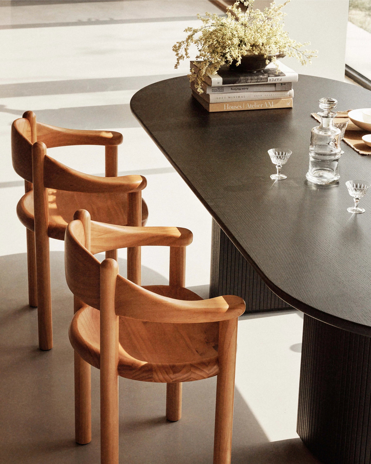 Moon Bar Table by GUBI shown in an interior setting, view 3