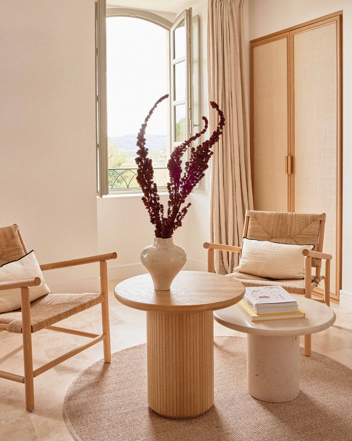 Moon Coffee & Lounge Table by GUBI shown in an interior setting