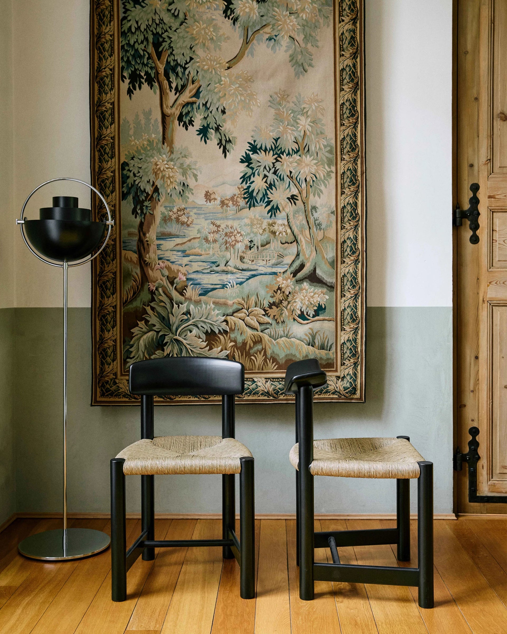 Multi-Lite Floor Lamp by GUBI shown in an interior setting