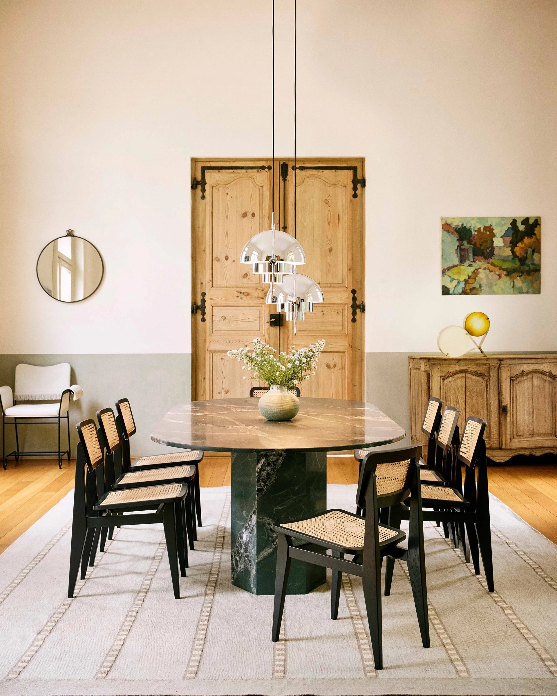 Multi-Lite Pendant by GUBI shown in an interior setting, view 2