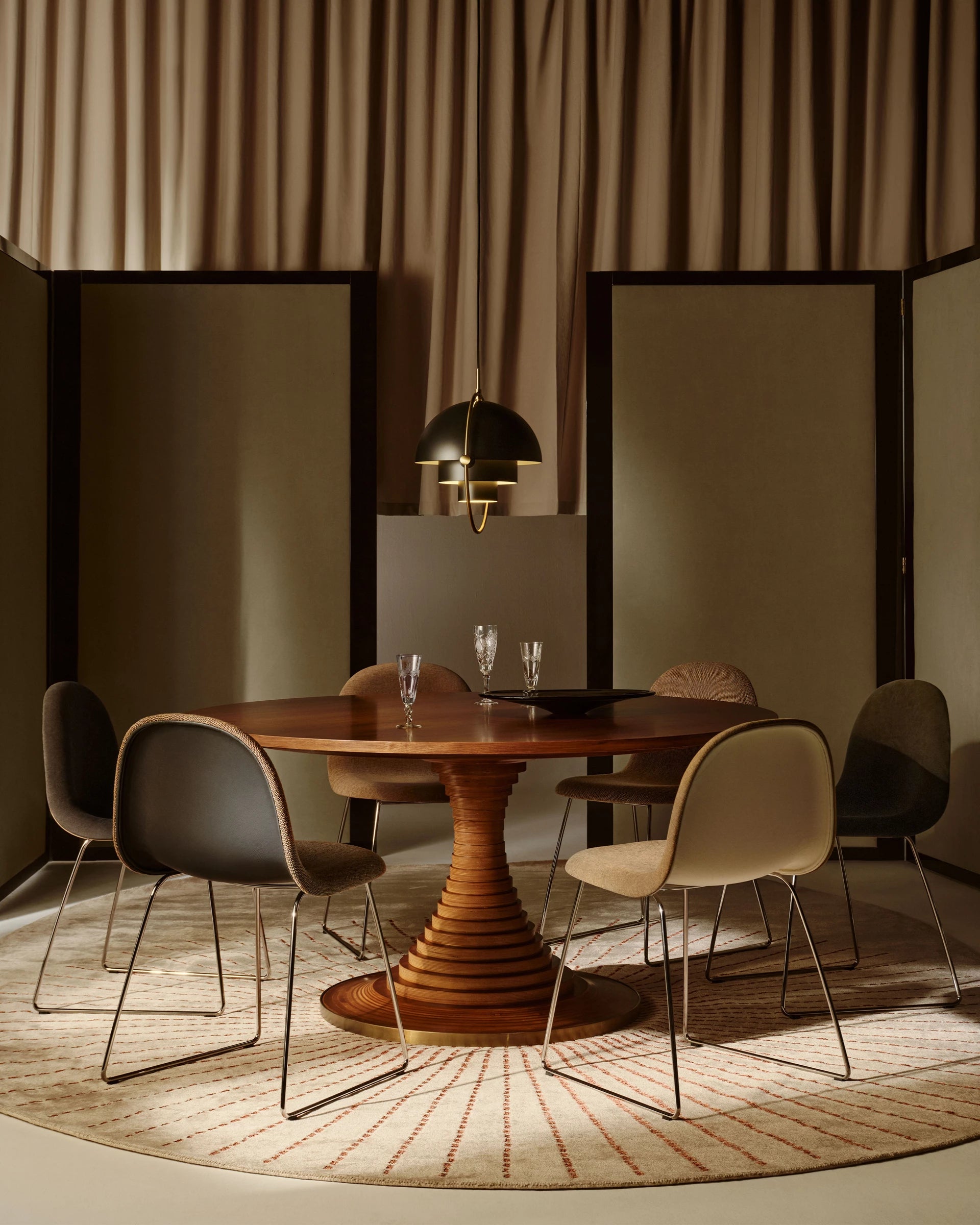 Multi-Lite Pendant by GUBI shown in an interior setting, view 3