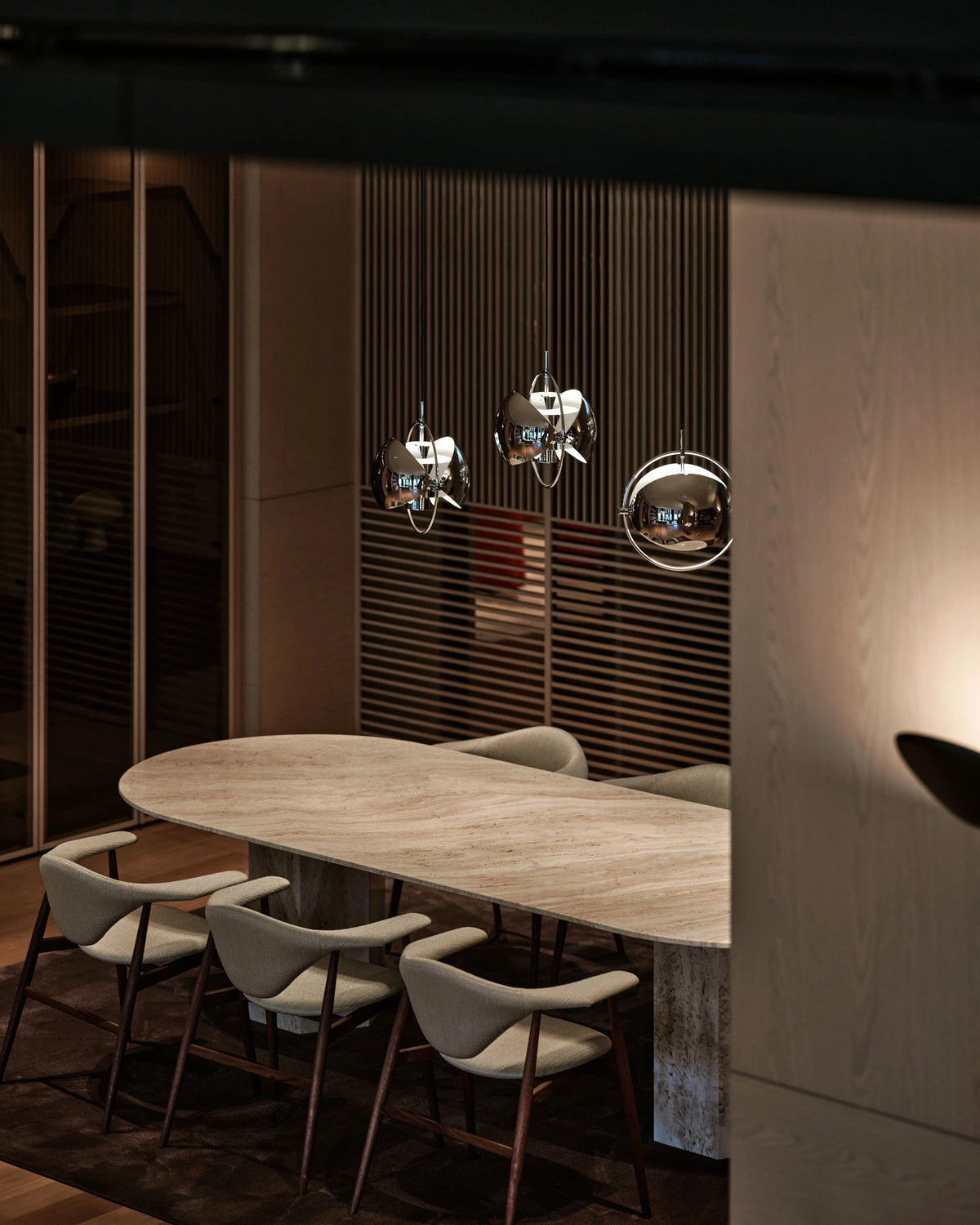 Multi-Lite Pendant by GUBI shown in an interior setting, view 4