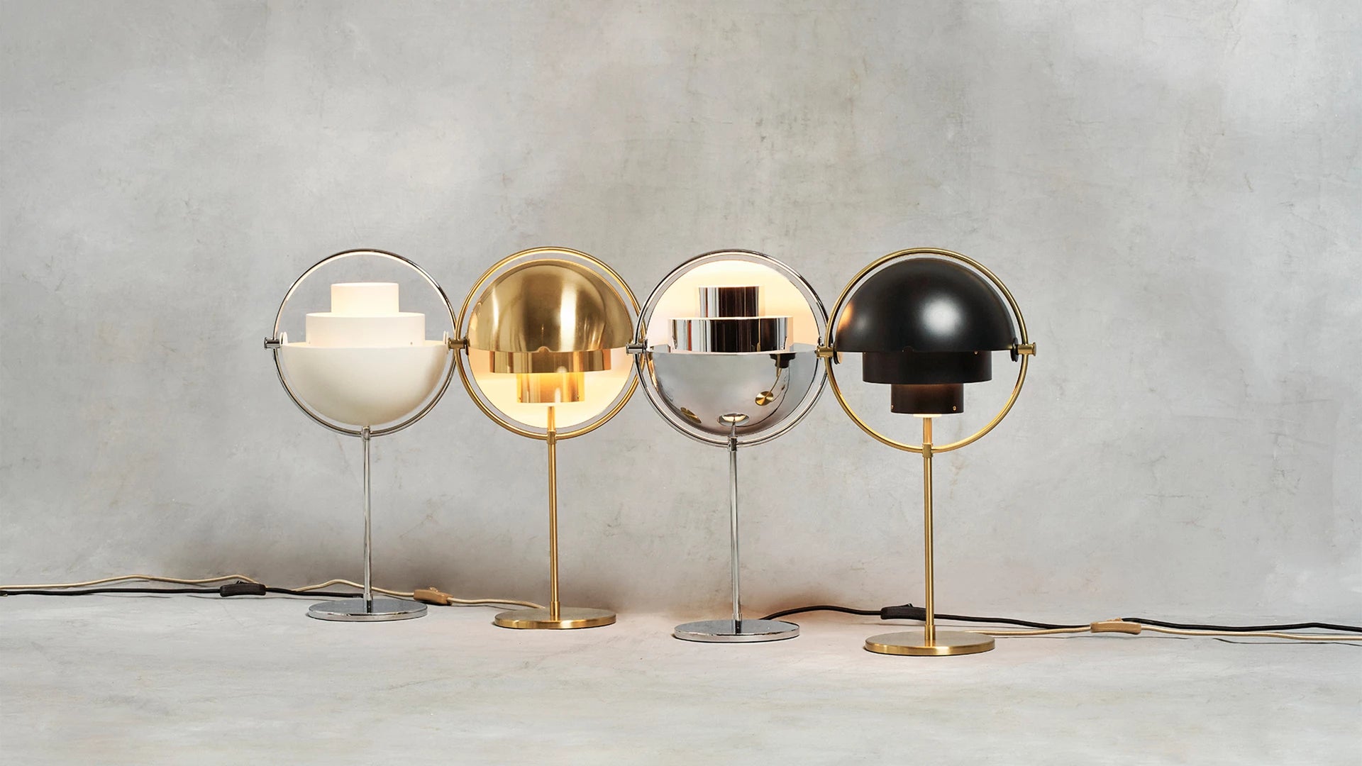 Multi-Lite Table Lamp by GUBI shown in an interior setting, view 1