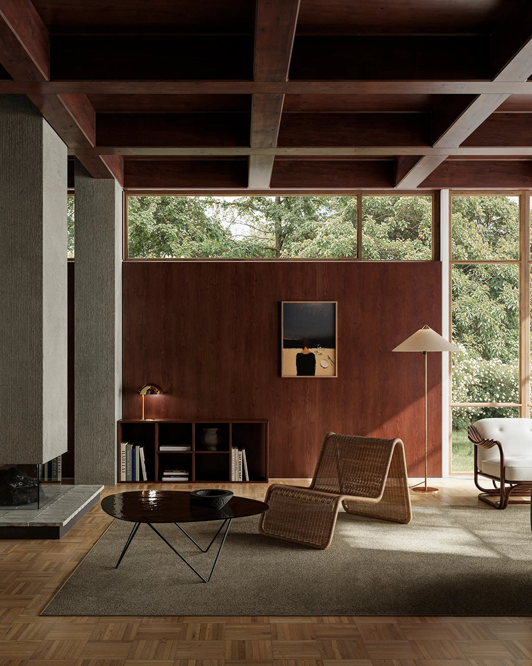 P3 Lounge Chair by GUBI shown in an interior setting, view 4