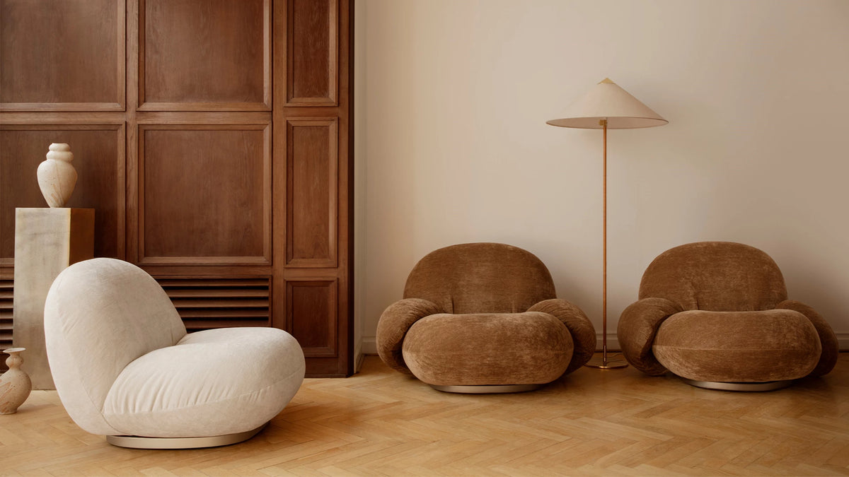 Pacha Middle armrest by GUBI shown in an interior setting