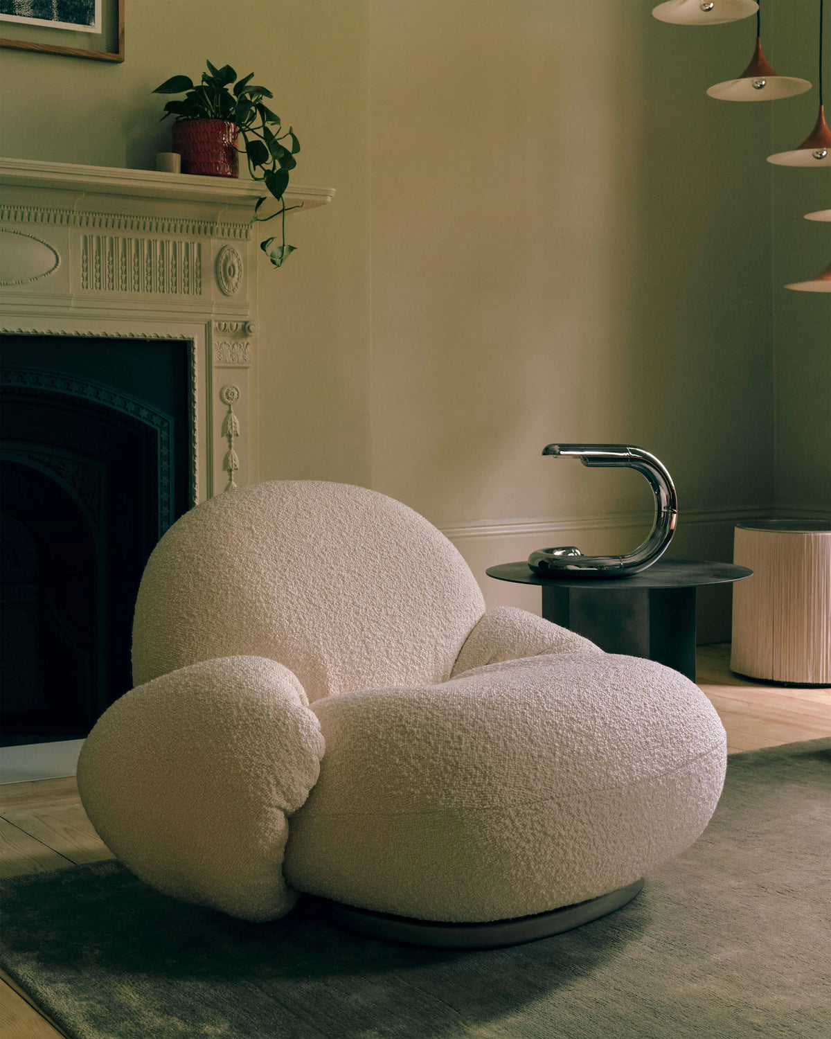 Pacha Middle armrest by GUBI shown in an interior setting, view 4