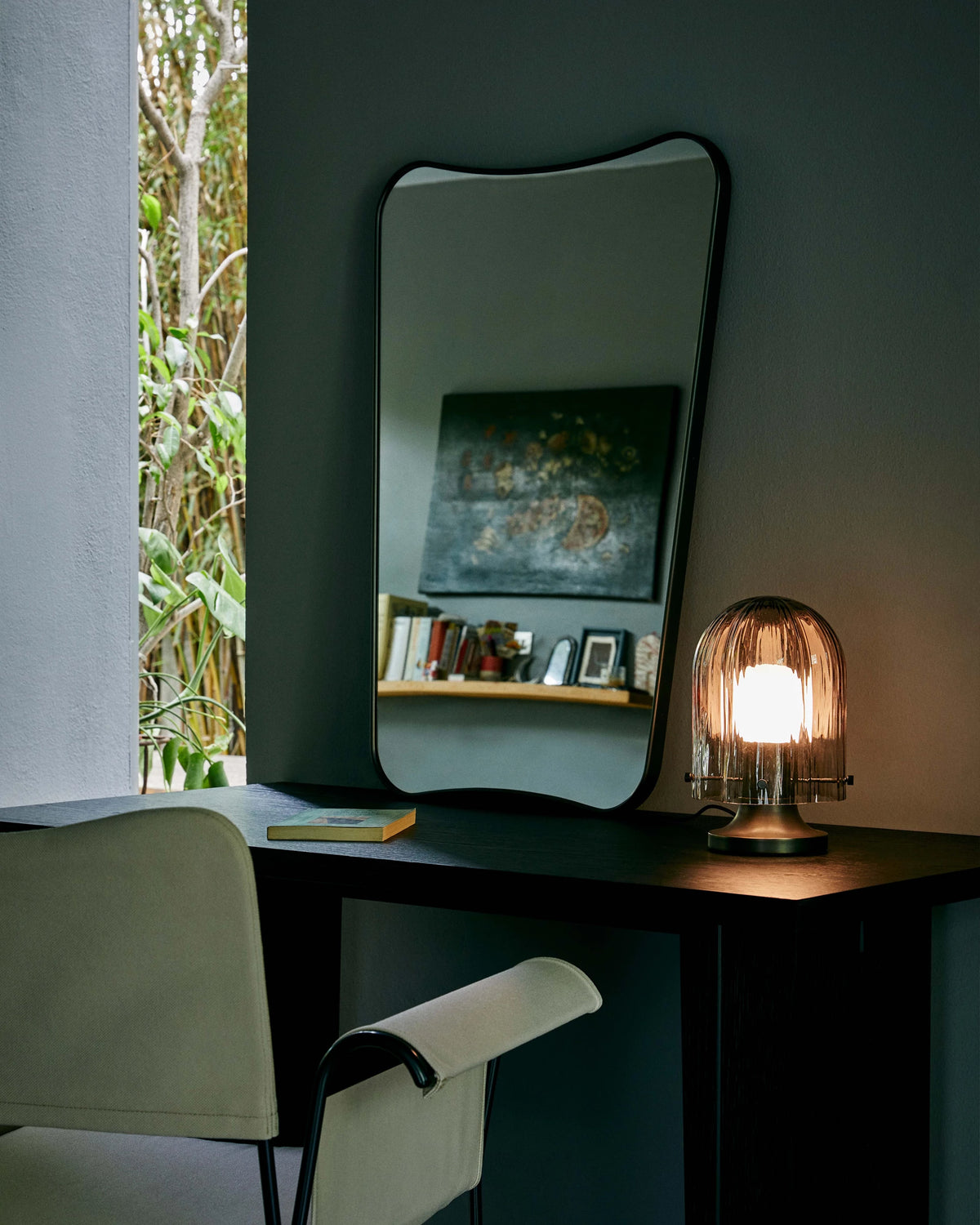 Private Desk by GUBI shown in an interior setting, view 3