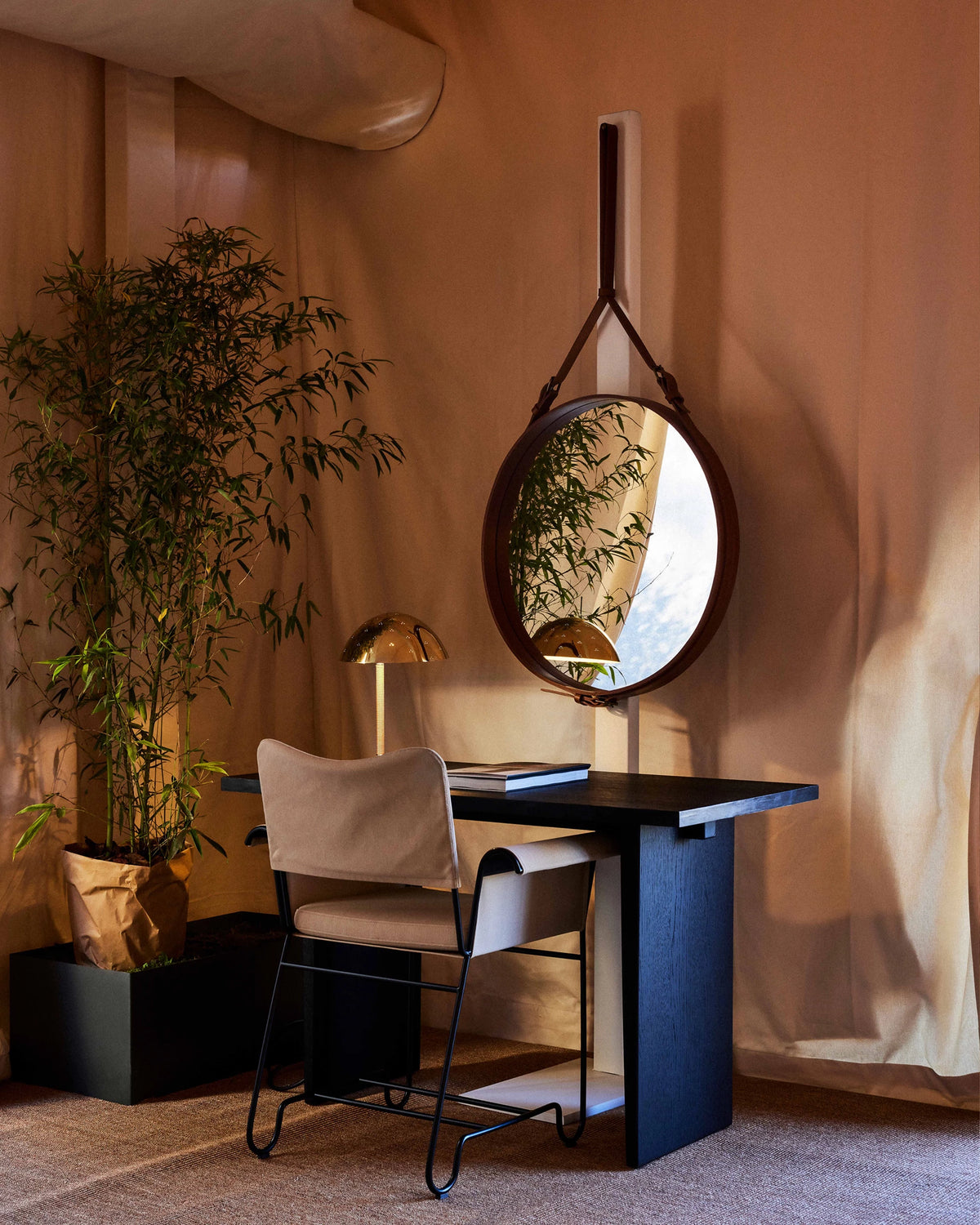 Private Desk by GUBI shown in an interior setting, view 4