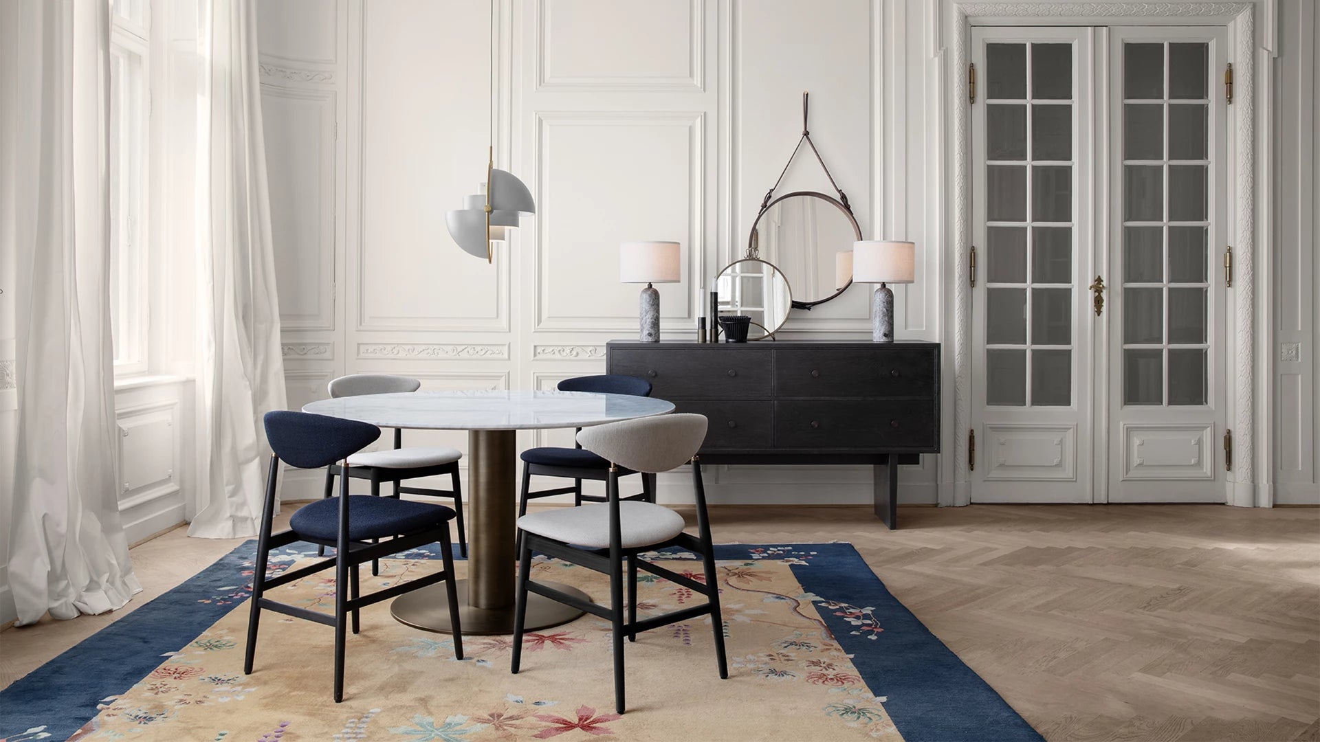 Private Sideboard by GUBI shown in an interior setting, view 1