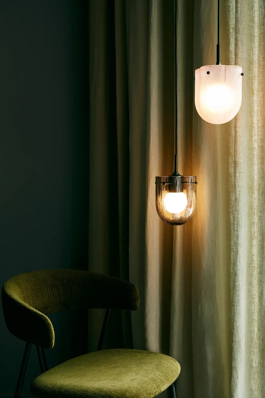 Seine Pendant by GUBI shown in an interior setting, view 1