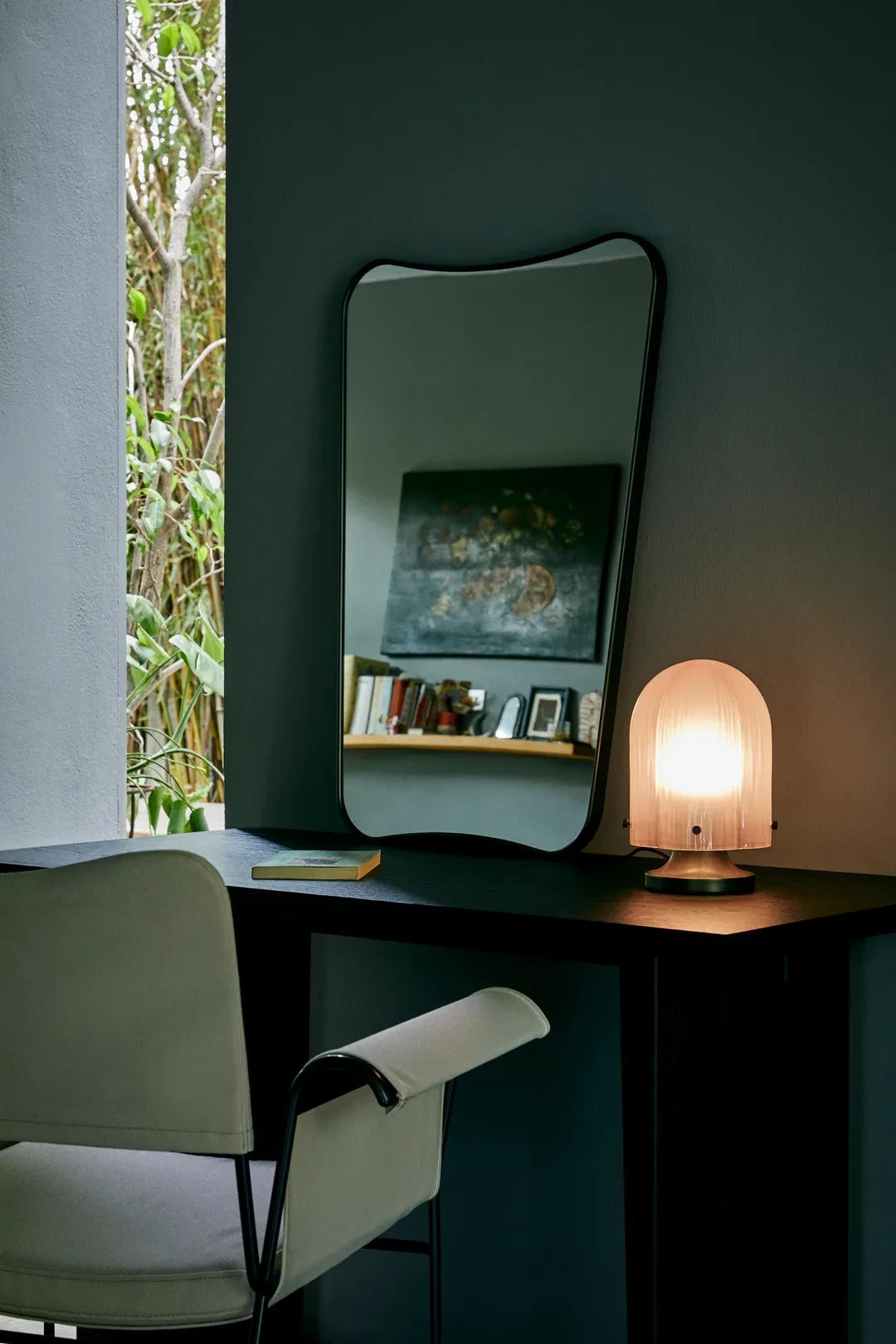 Seine Table Lamp by GUBI shown in an interior setting, view 2