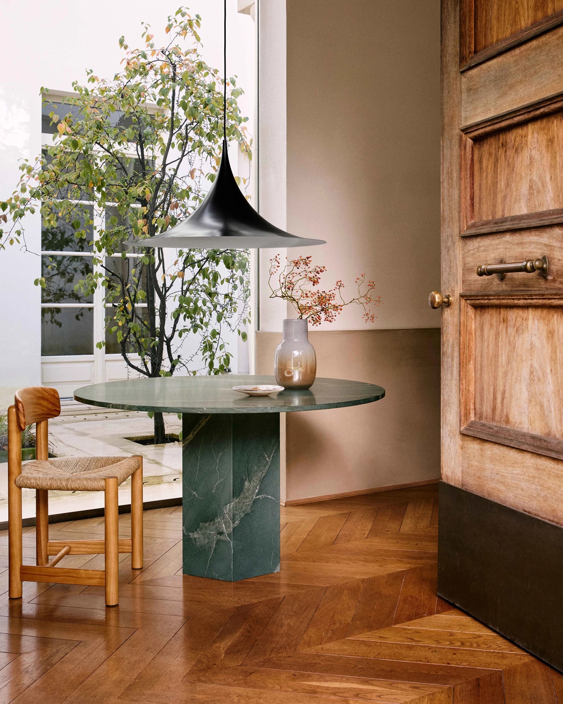Semi Pendant by GUBI shown in an interior setting, view 2