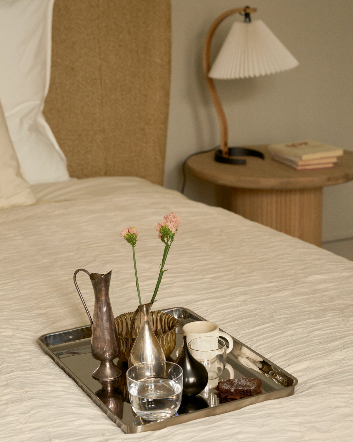 Stay Bed by GUBI shown in an interior setting