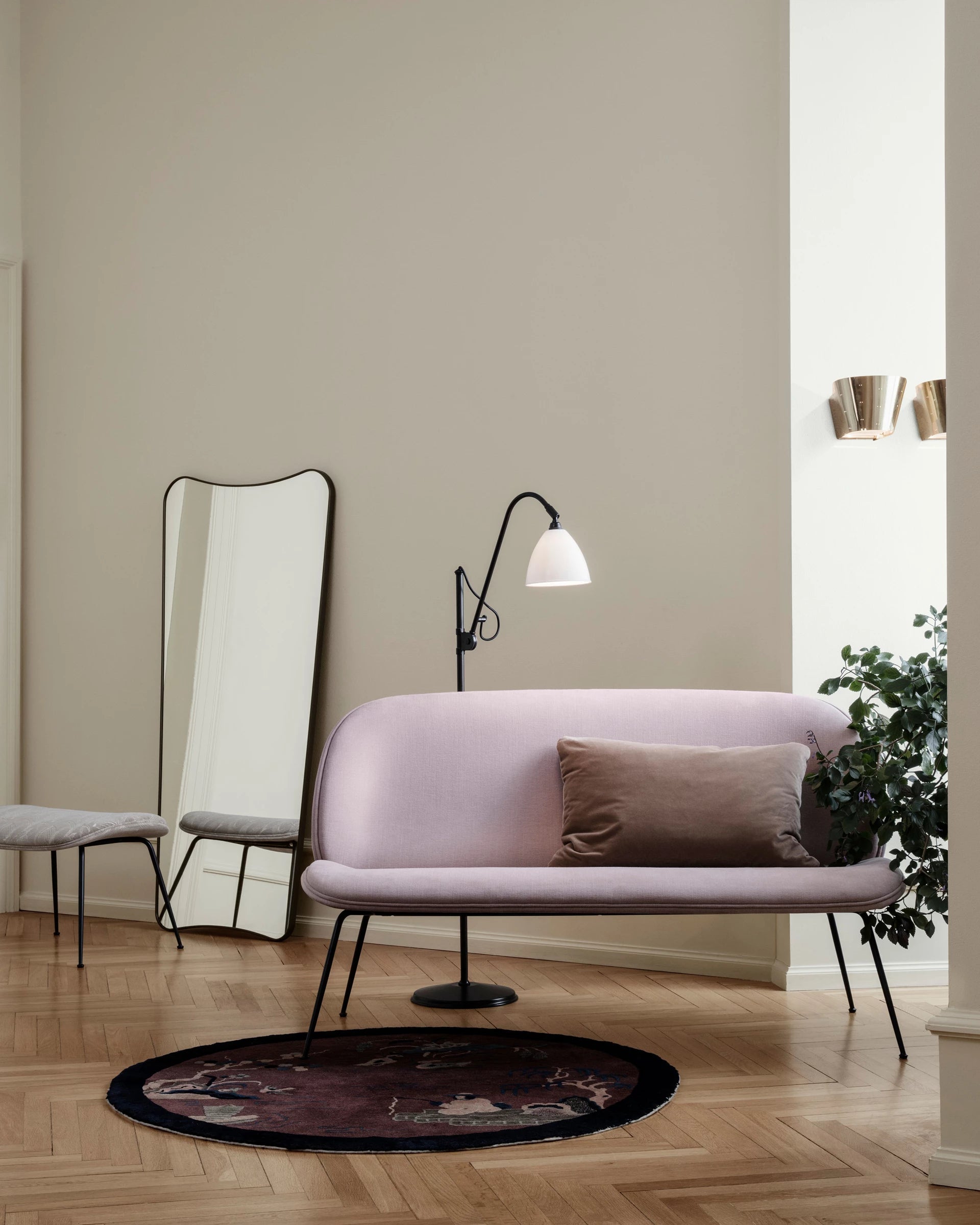 Stay Cushion by GUBI shown in an interior setting, view 2