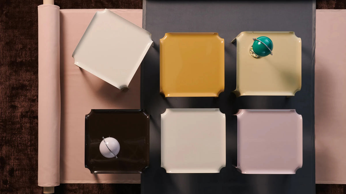 T877 Side Table by GUBI shown in an interior setting